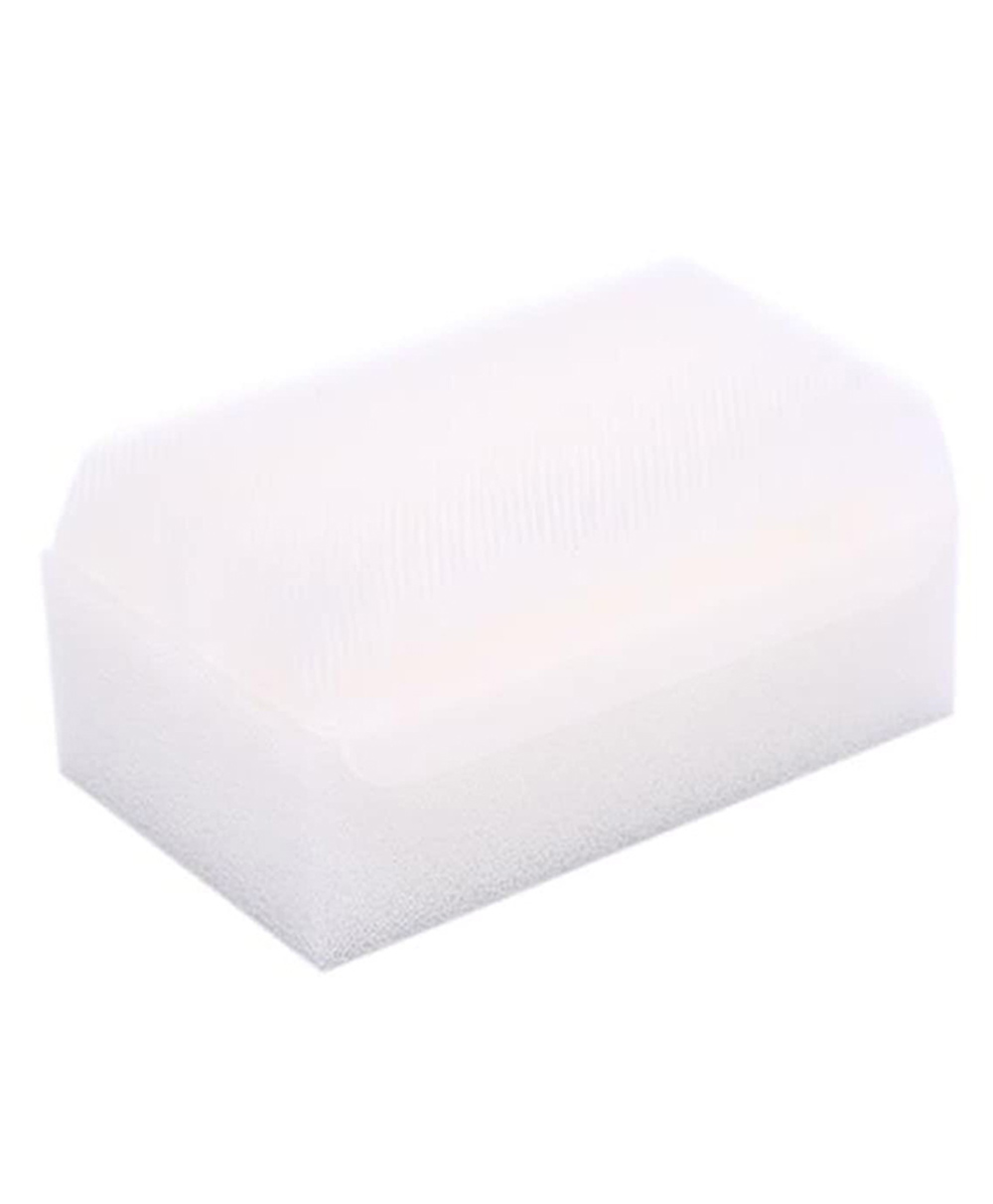 Safe-O-Kid Baby Bathing Soft Foam Sponge Sensory Scrubber with Bristle Brush - White-picture-20