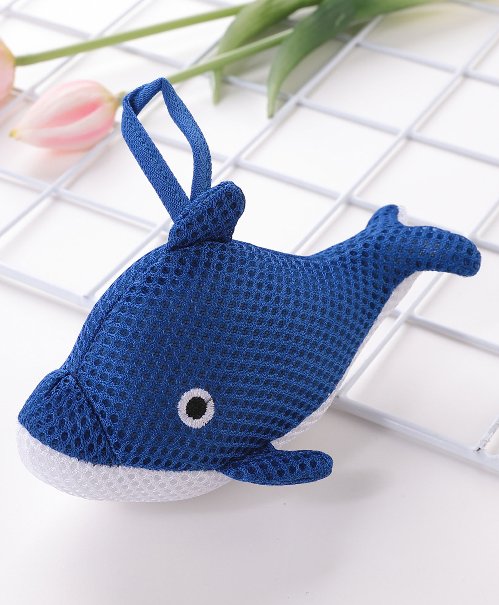 fab n funky Dolphin Shaped Bath Sponge- Blue-picture-23