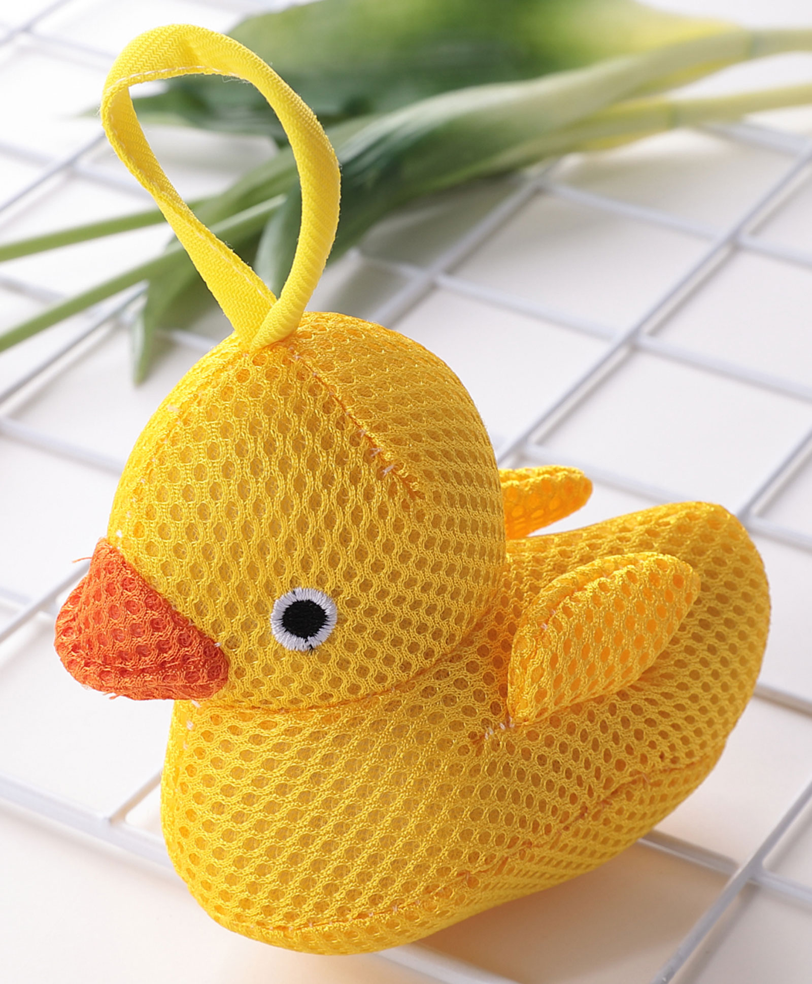 Duck Shaped Bath Loofah - Yellow-image-12