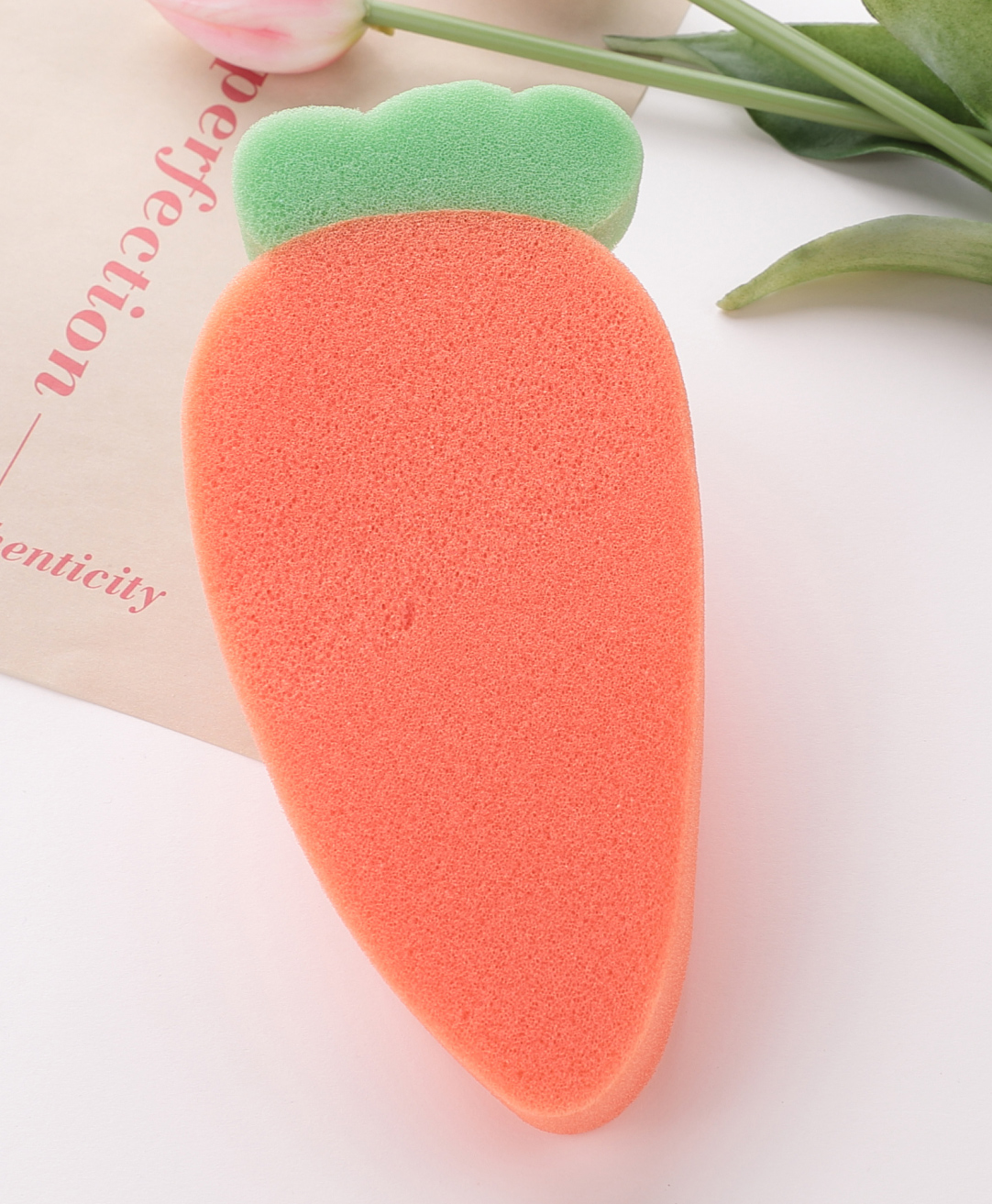 Bath Sponge Carrot Shaped - Orange-image-9