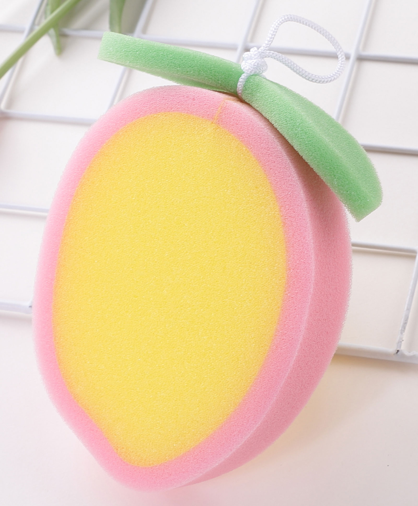 fab n funky Fruit Shaped Bath Loofah - Pink & Yellow-picture-13