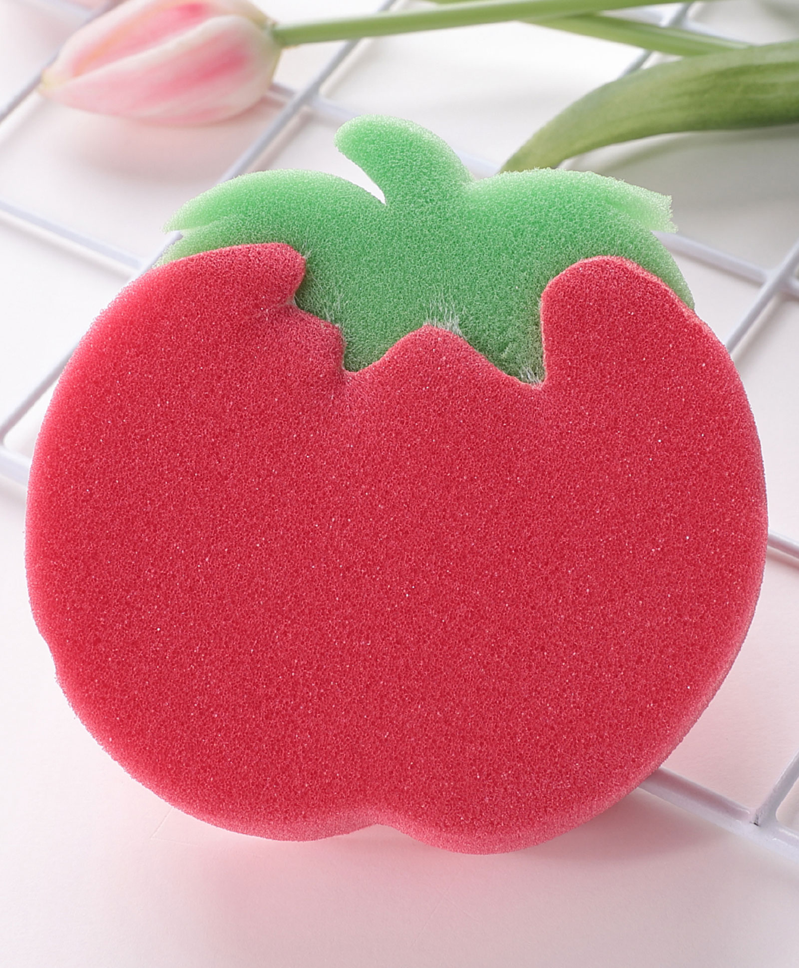 Tomato Shaped Bath Sponge- Red-image-27