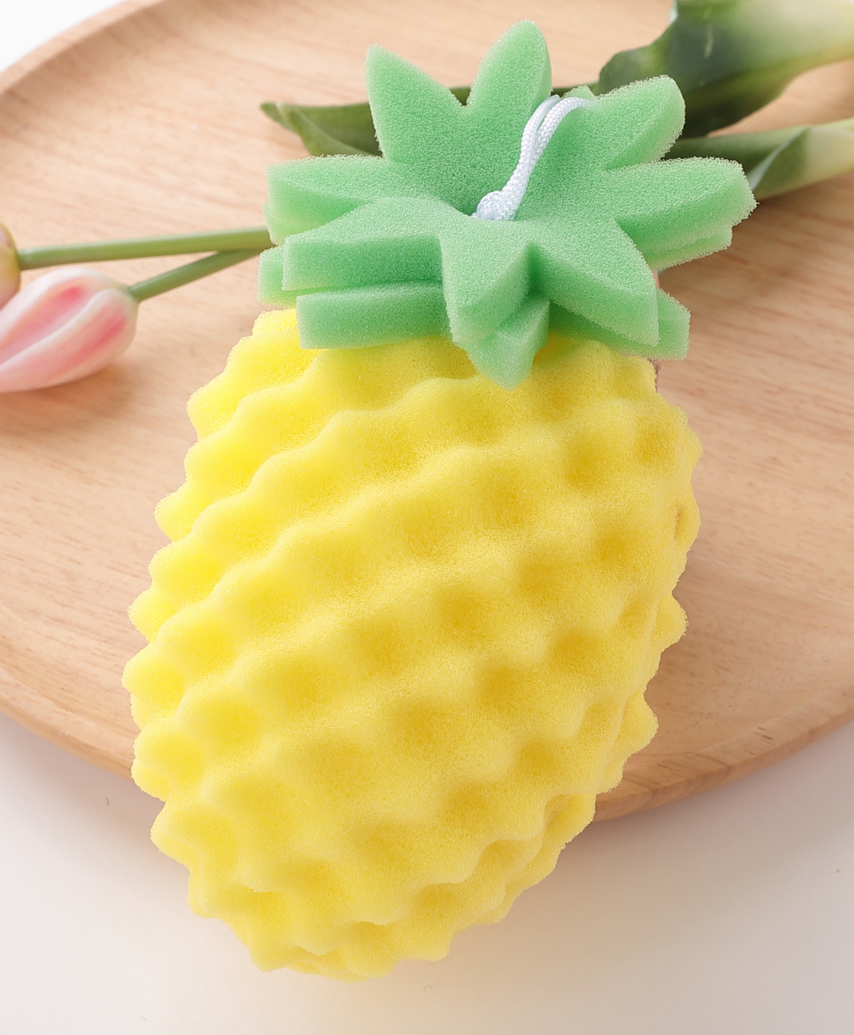 fab n funky Pineapple Shaped Bath Sponge - Yellow-picture-36