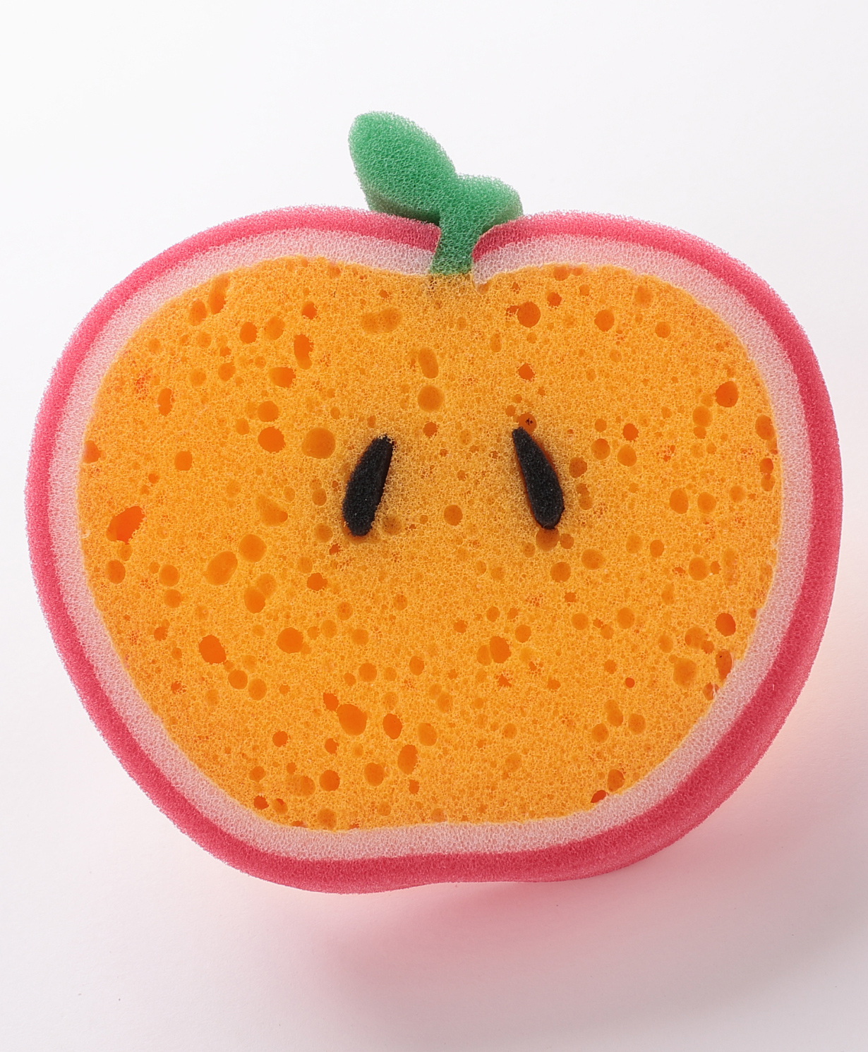 Bath Sponge Apple Shaped - Yellow-image-45