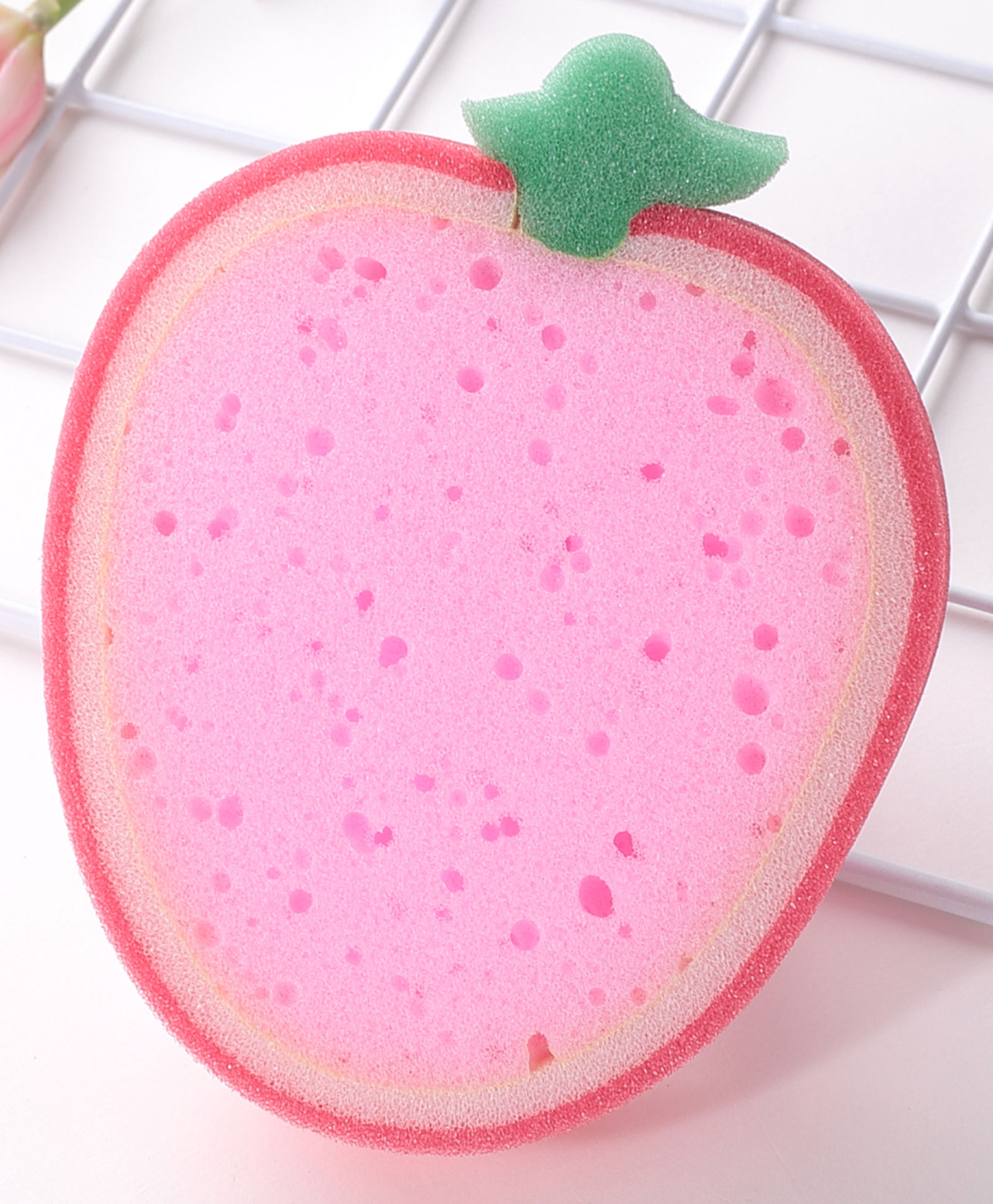 fab n funky Fruit Shaped Bath Loofah - Pink-picture-19
