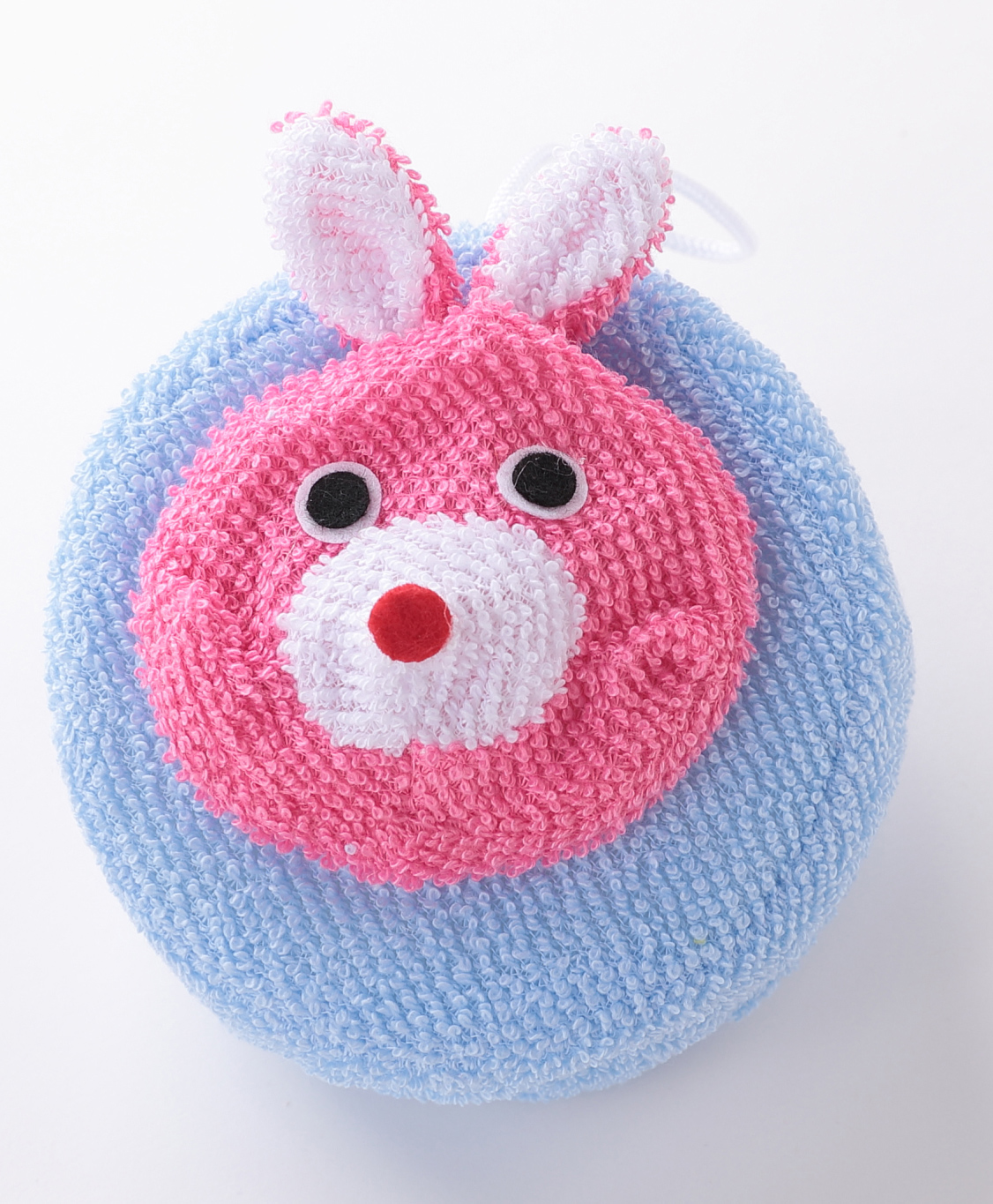 Bath Sponge Fox Print - Blue and Pink-image-3