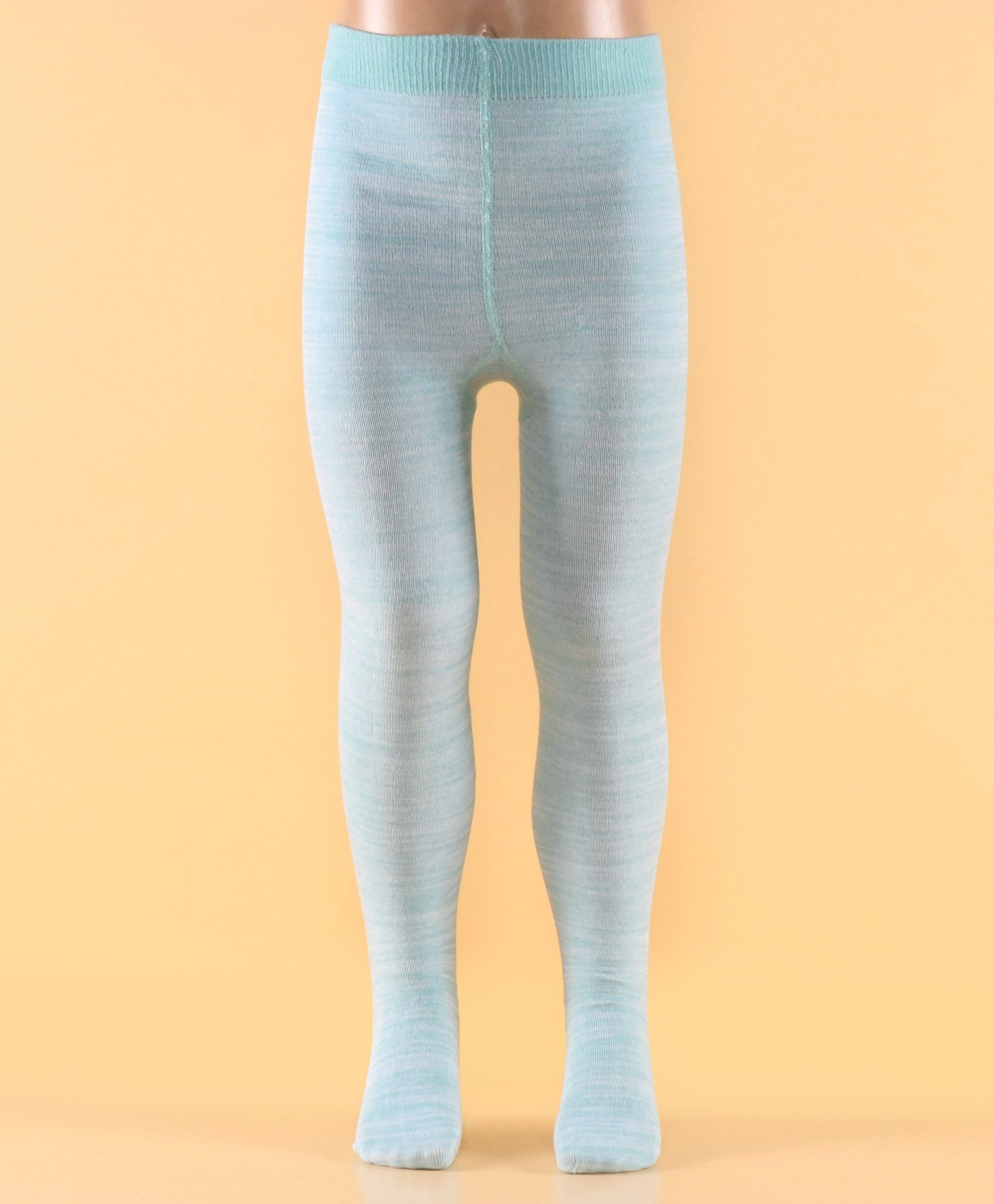 Mustang Cotton Full Length Footie Tights With Solid Colour - Green-image-32