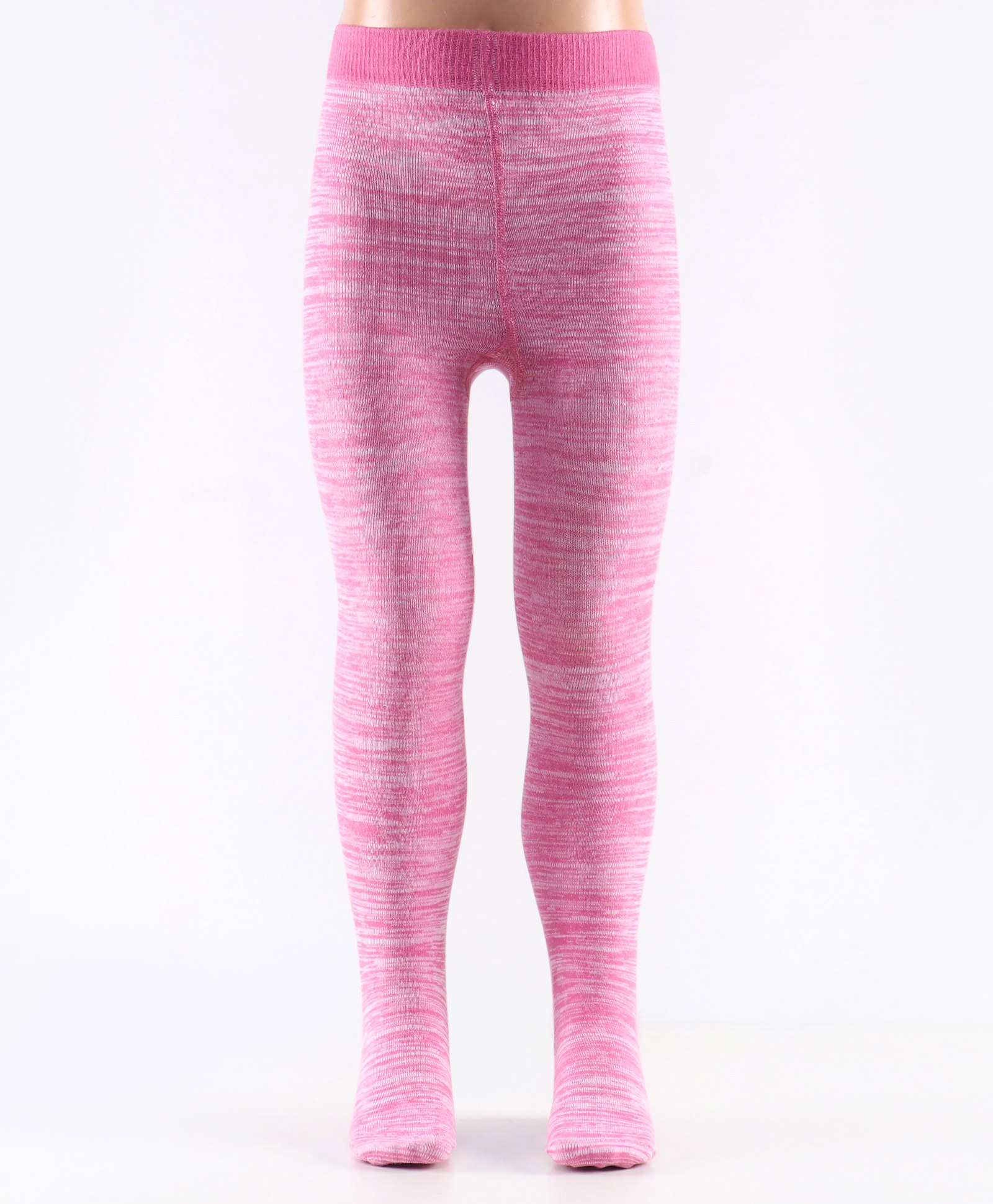 Mustang Cotton Full Length Footie Tights With Solid Colour - Pink-image-36