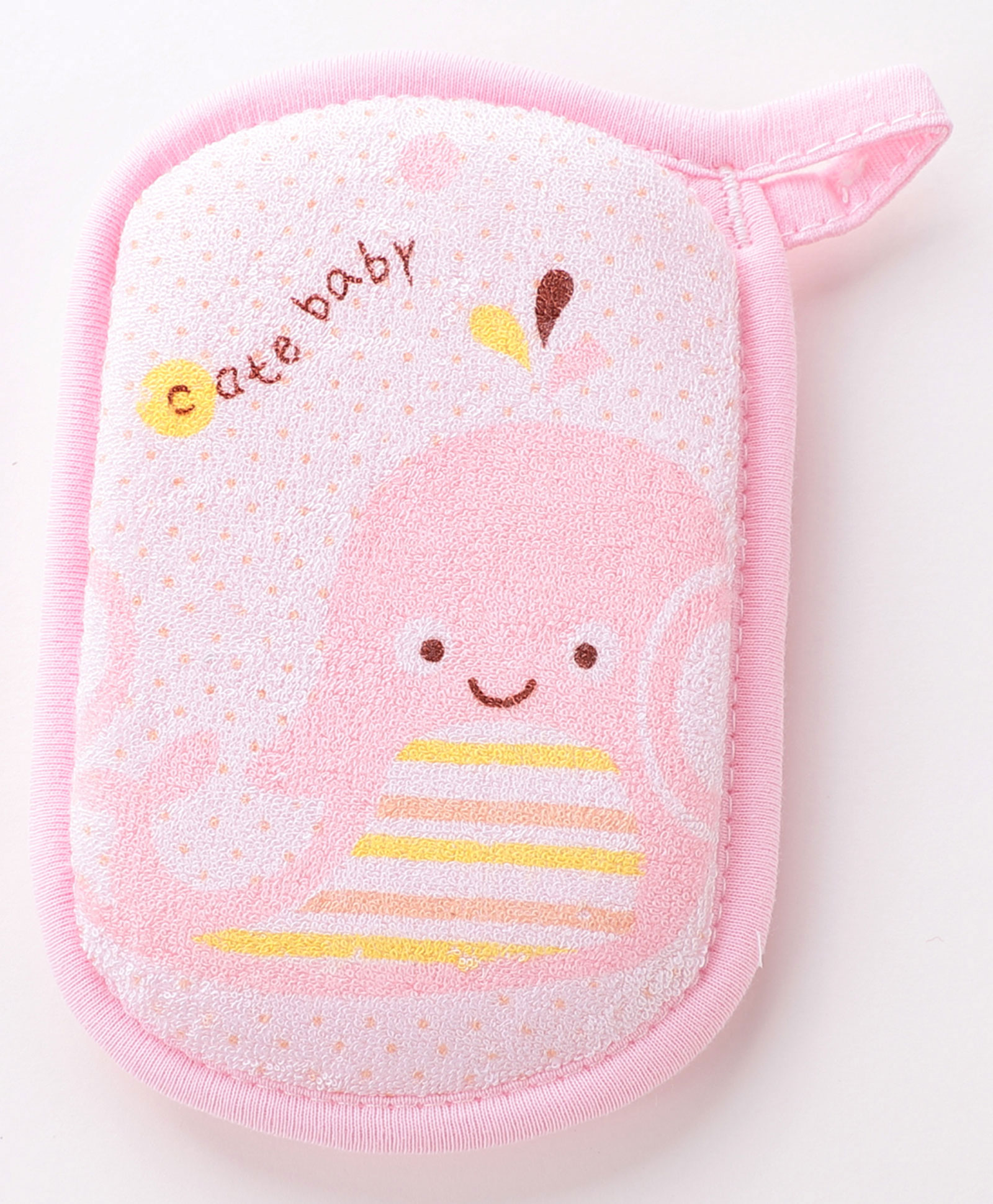 fab n funky Bath Sponge Dolphin Print - Pink-picture-23