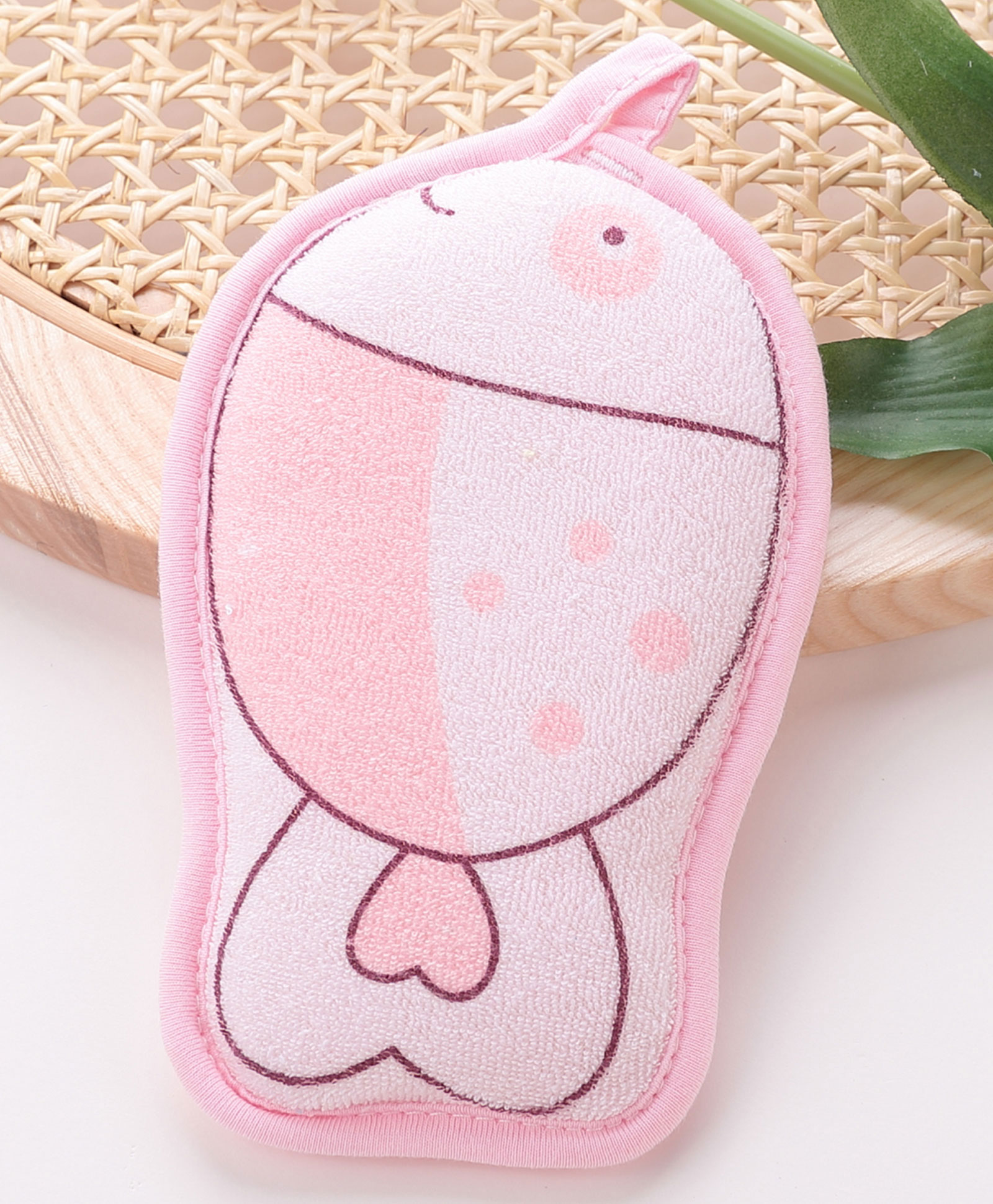 Bath Sponge Fish Print - Pink-image-14