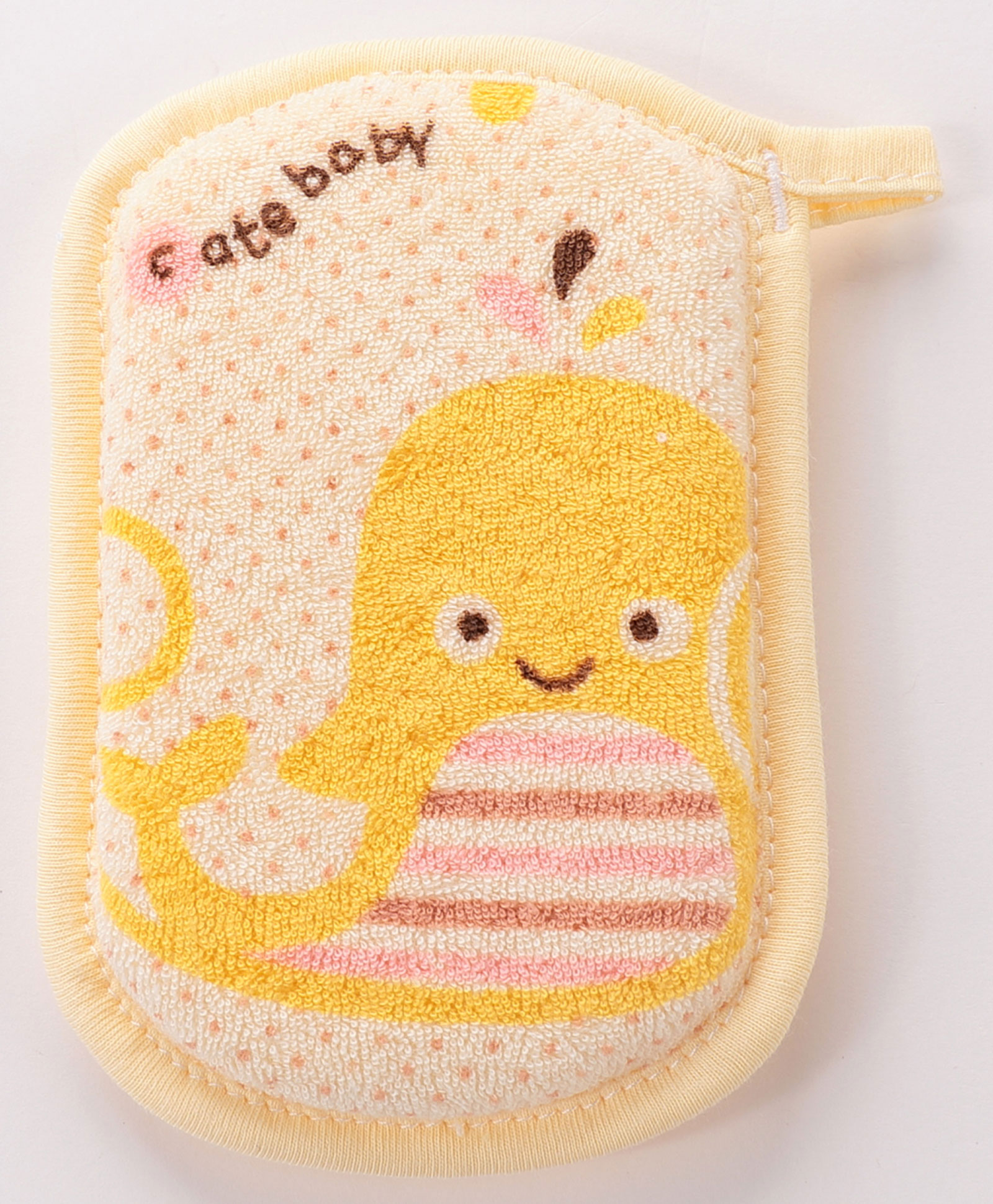 fab n funky Bath Sponge Dolphin Print - Yellow-picture-15