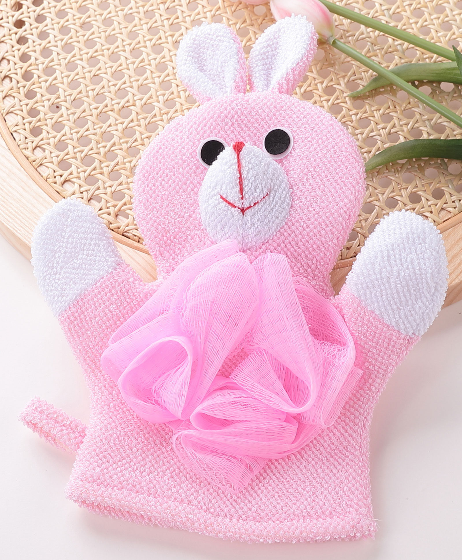 Bath Sponge Bunny Shaped - Pink-image-15