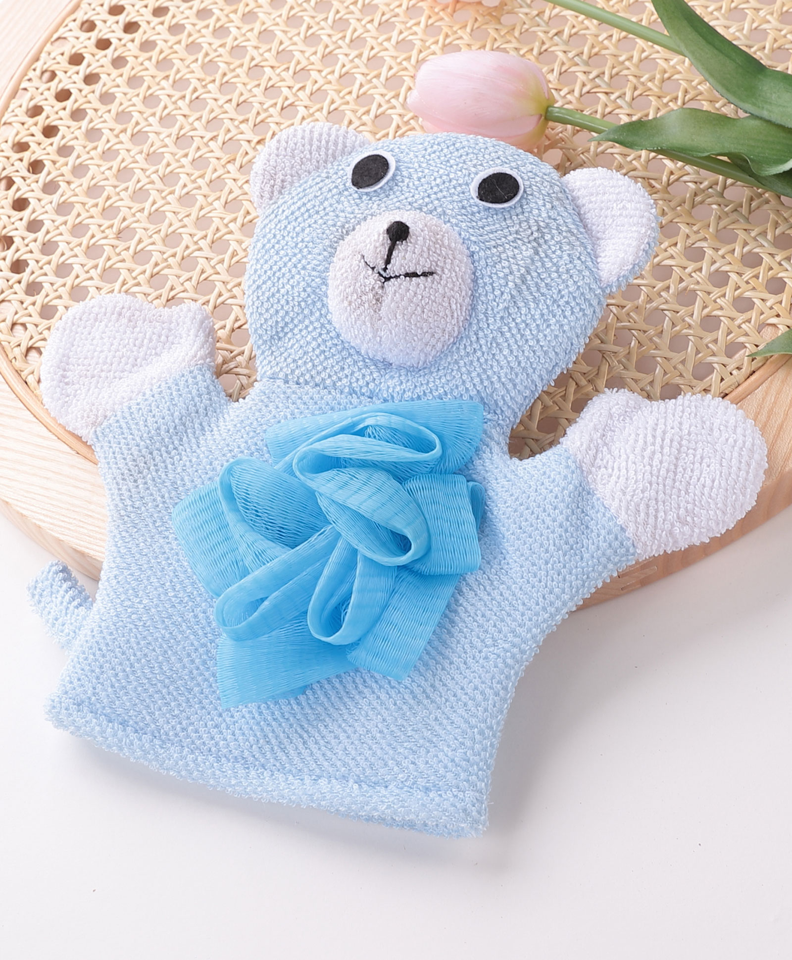 Bath Sponge Bear Shaped - Blue-image-17