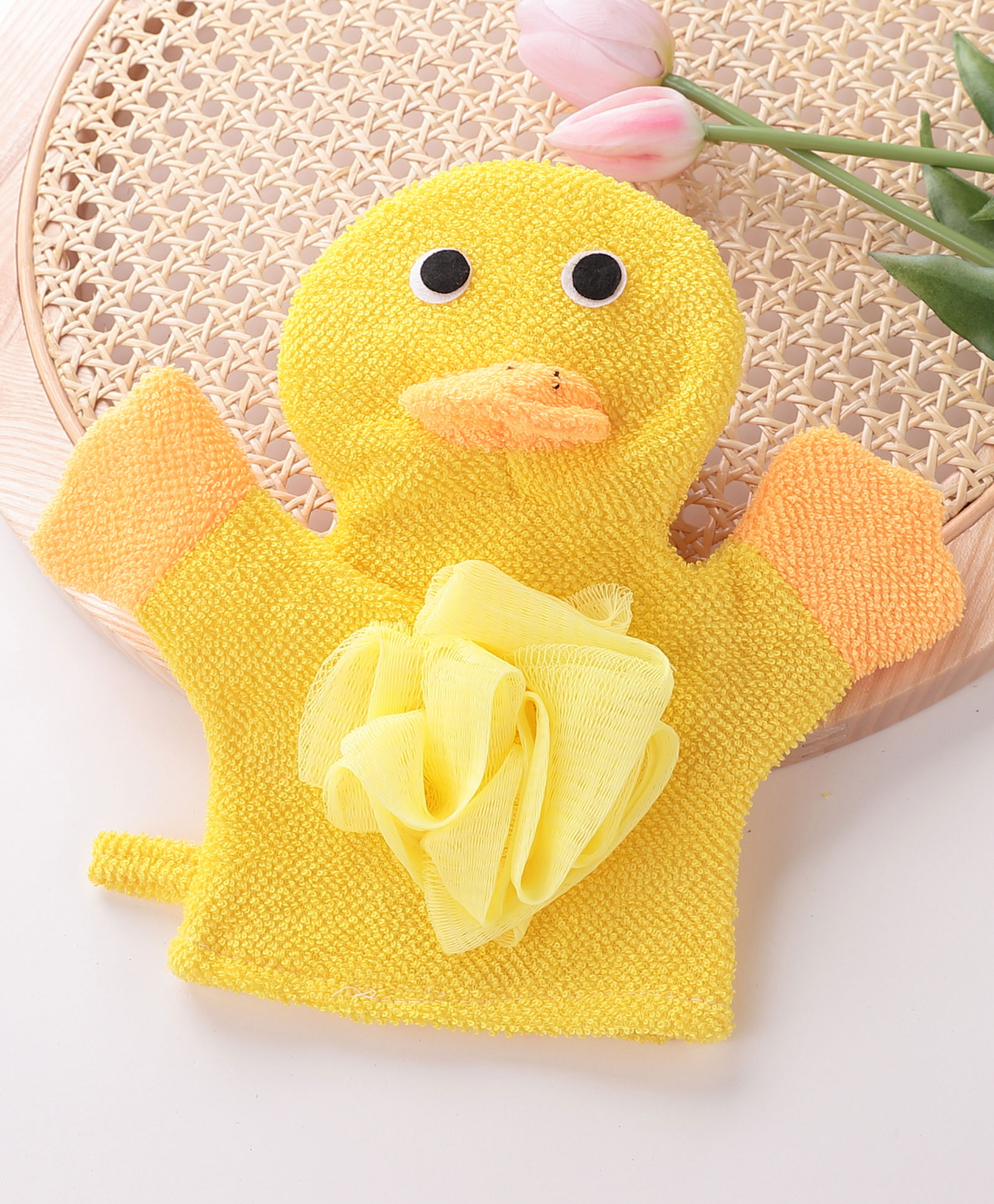 Bath Sponge Duck Shaped - Yellow-image-10
