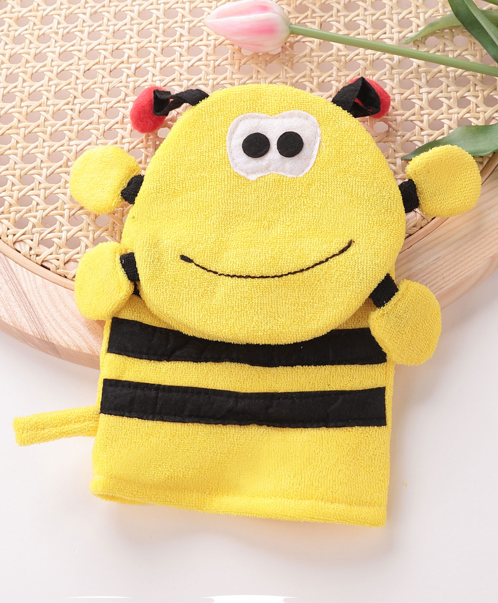 Bath Sponge Bee Shaped - Yellow-image-5