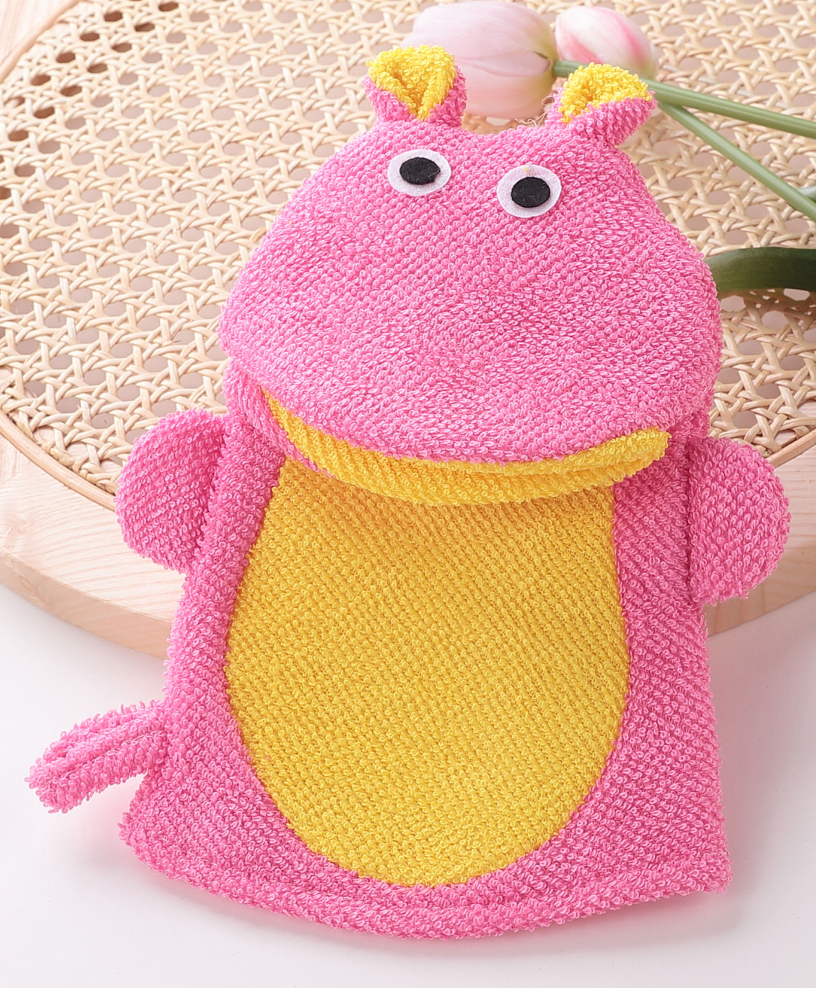 fab n funky Bath Sponge Frog Shaped - Pink-picture-12