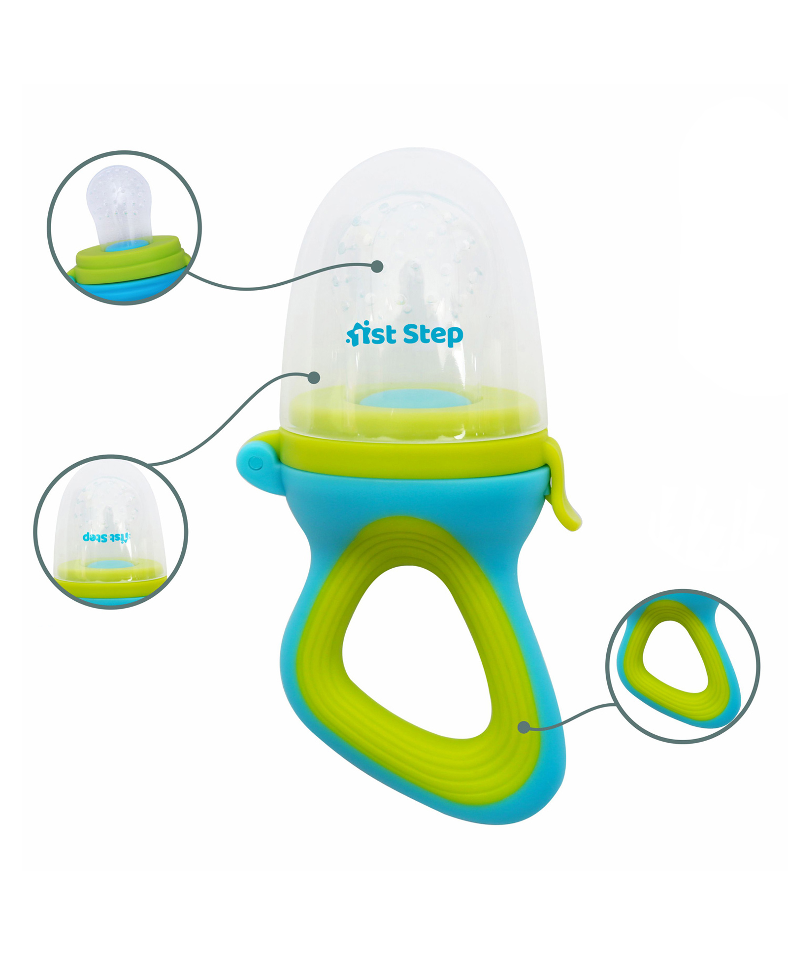 1st Step BPA Free Silicone Fruit Sack - Blue-picture-14