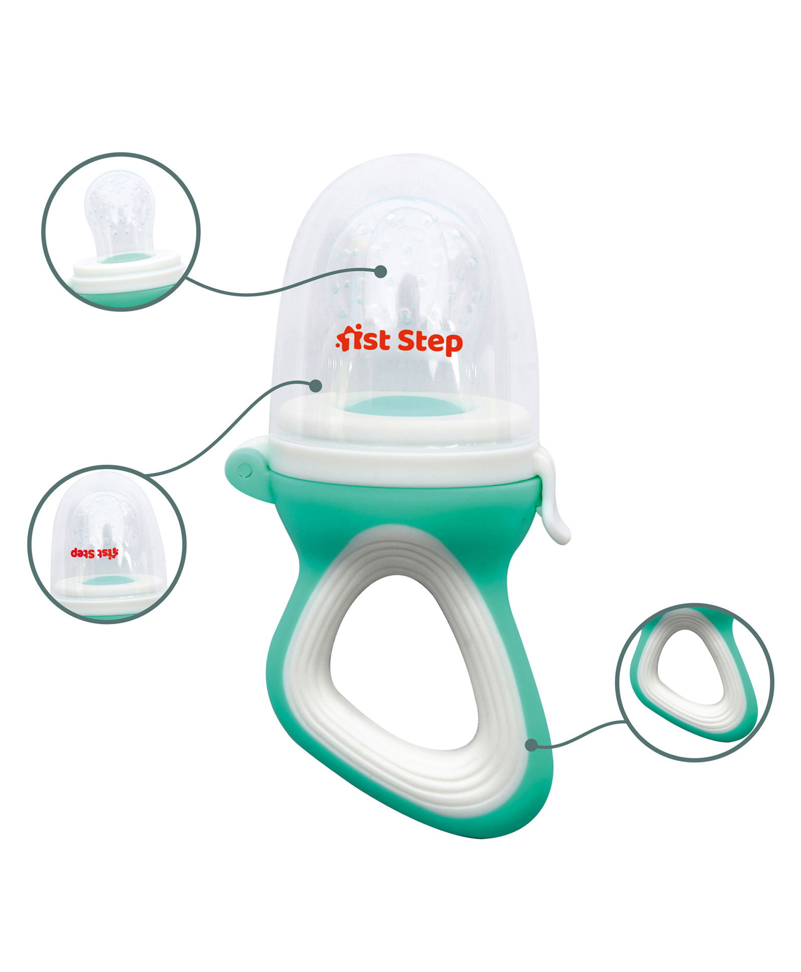 1st Step BPA Free Silicone Fruit Sack - Green-picture-17