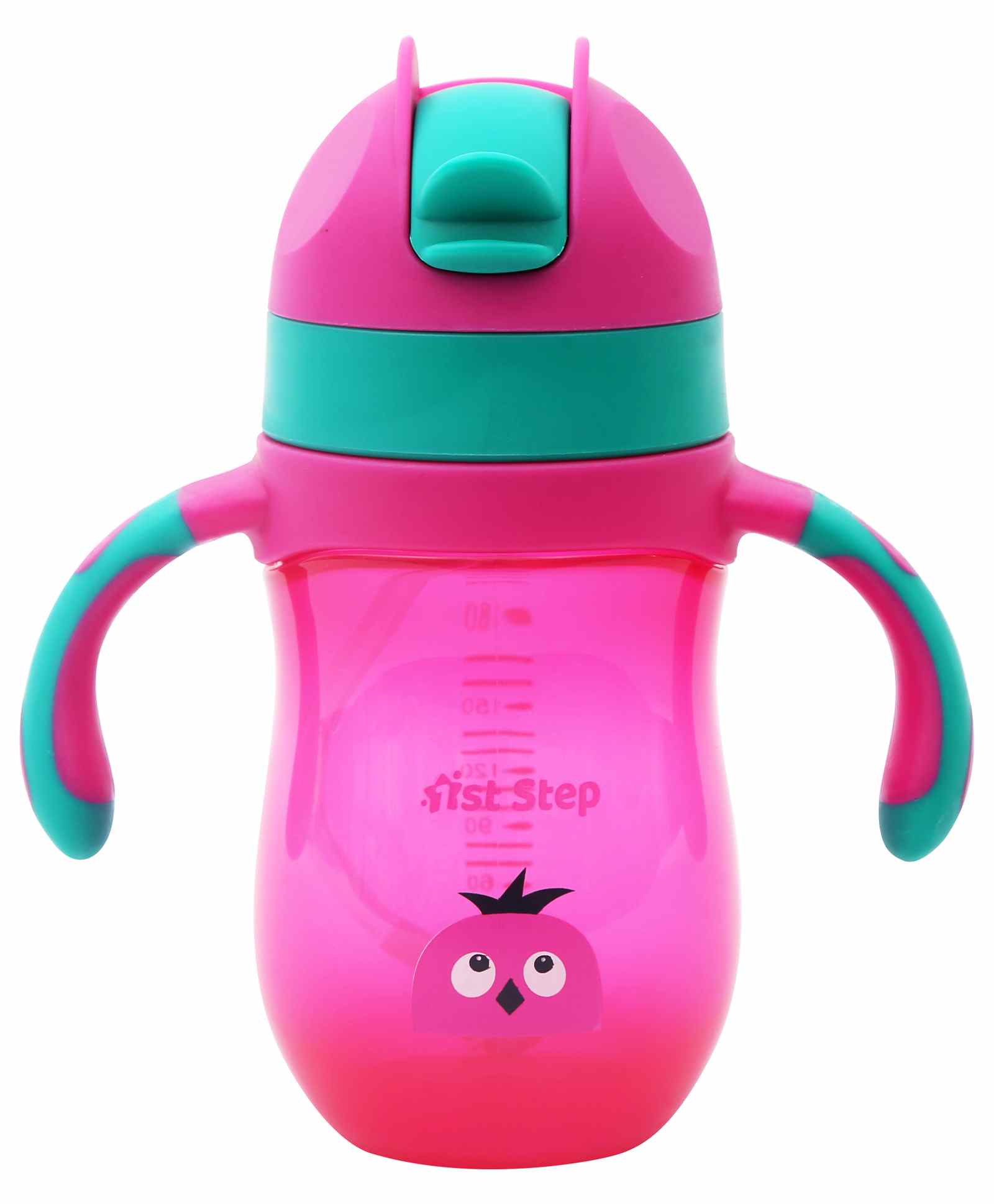 1st Step Twin Handle  Sipper Cup With Flip Lid Pink - 220 ml-picture-32