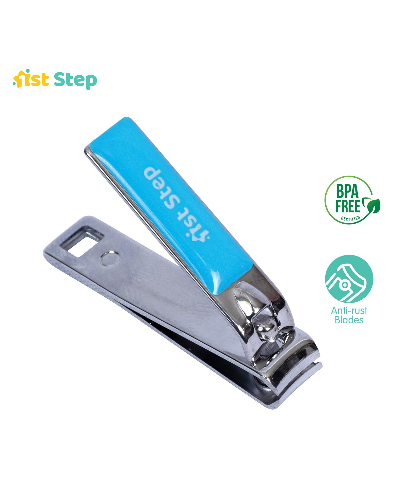 1st Step Easy Grip Baby Nail Clipper-Blue-picture-19