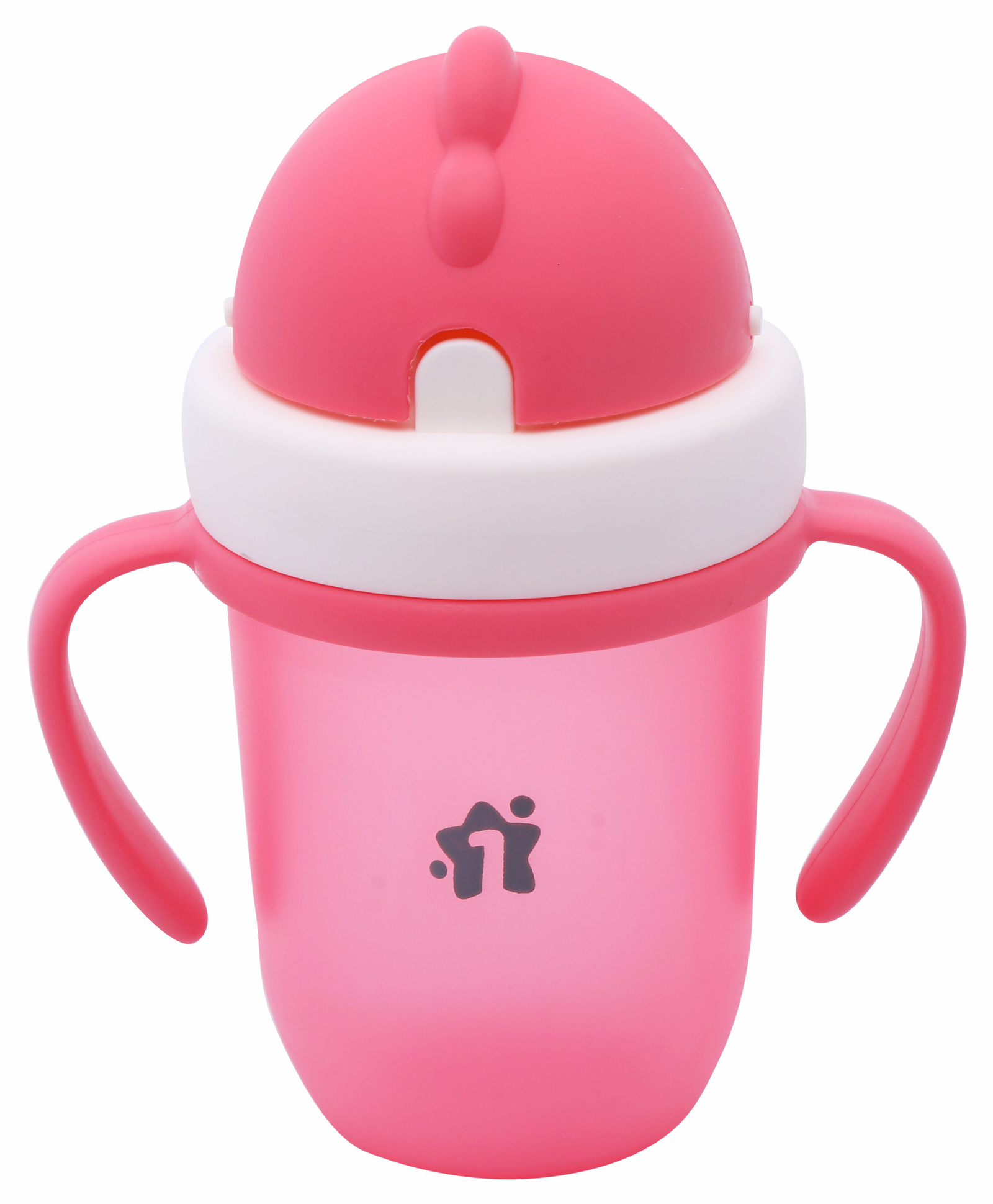 1st Step BPA Free Polypropylene Soft Spout Sipper With Twin Handles Pink - 210 ml-image-38