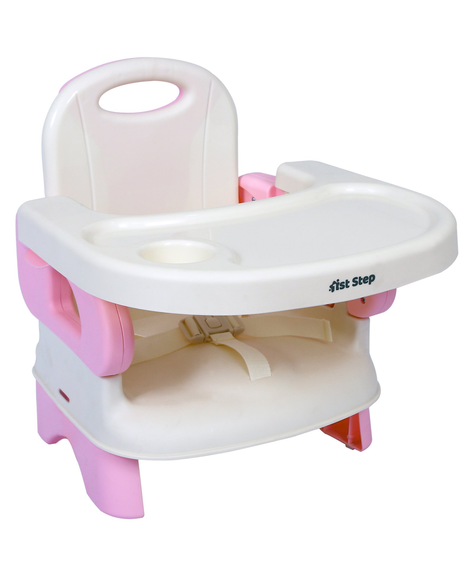 1st Step 0 Blue 1st Step 2 in 1 Portable Booster Seat Cum Feeding Chair with 2 Level Height Adjustment and 5 Point Safety Harness-Blue-picture-16