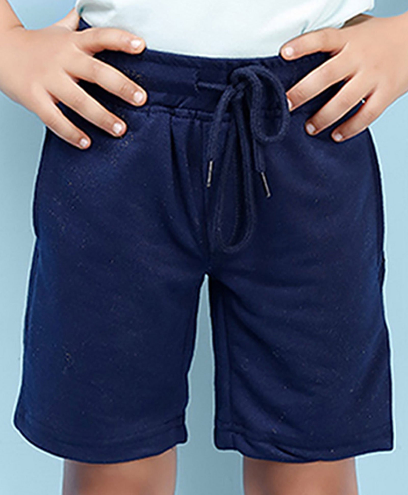 NUSYL Solid Shorts - Navy Blue-picture-17