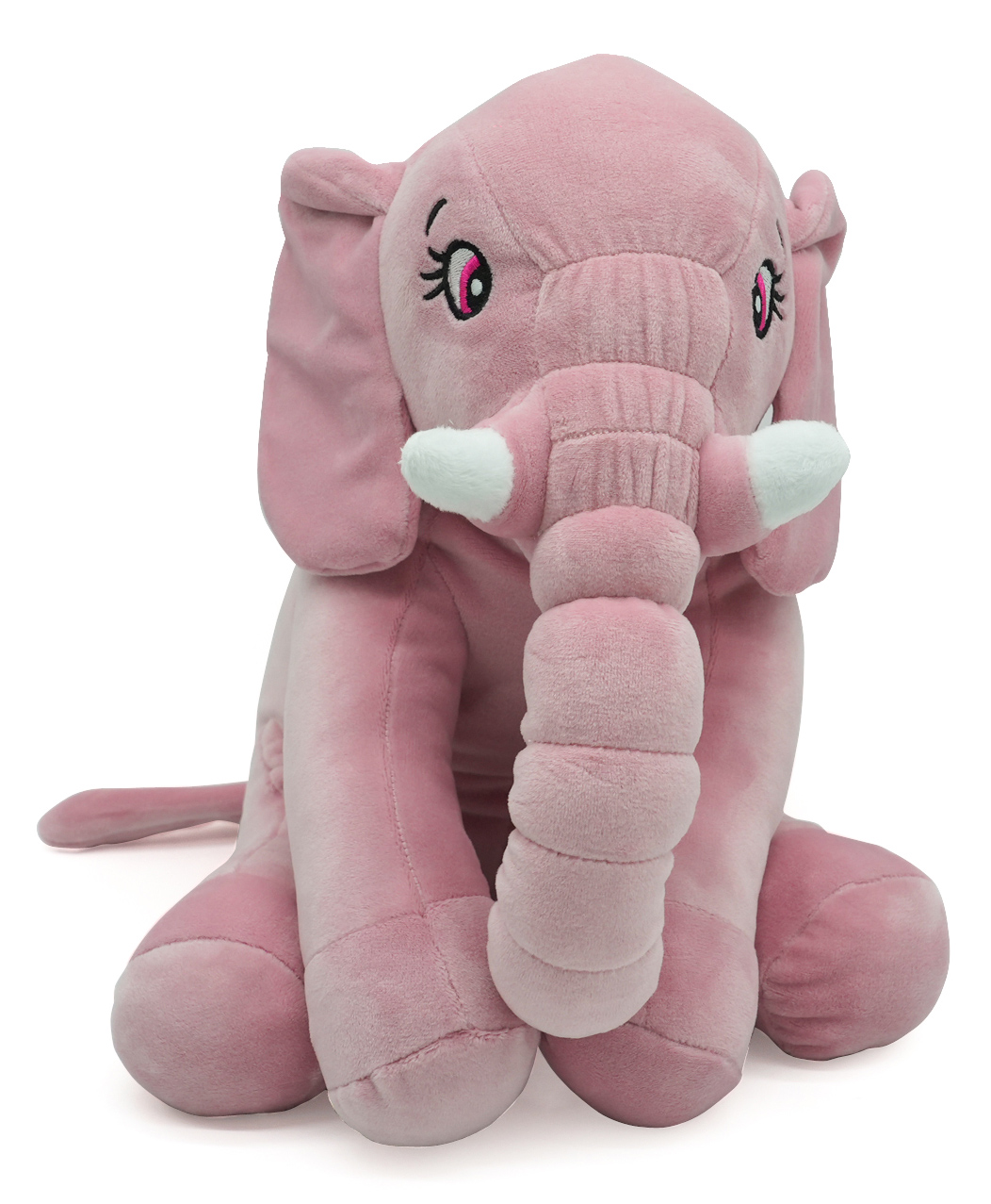 BitFeex Elephant Super Soft & Plush Animal Toys For Kids Pink - Height 33 cm-picture-45