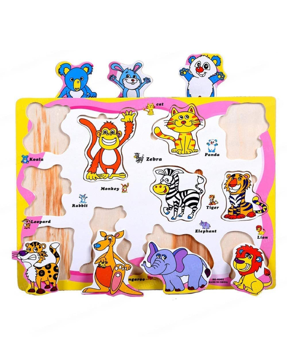 FunBlast Learning Animal Puzzle Board Toy for Kids  11 Pieces-picture-19