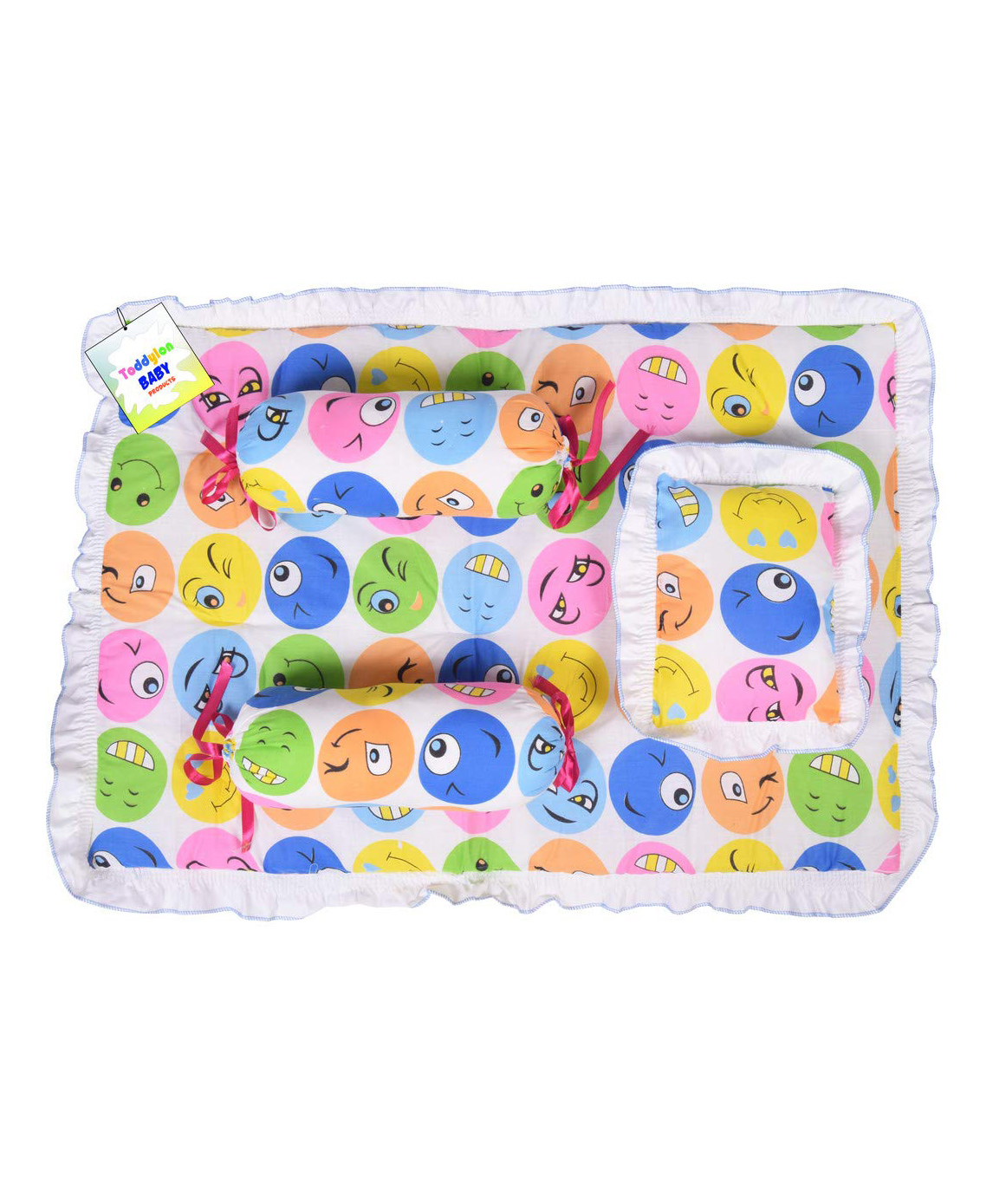Toddylon Poly Baby Cotton Gadda Set - Blue-picture-26