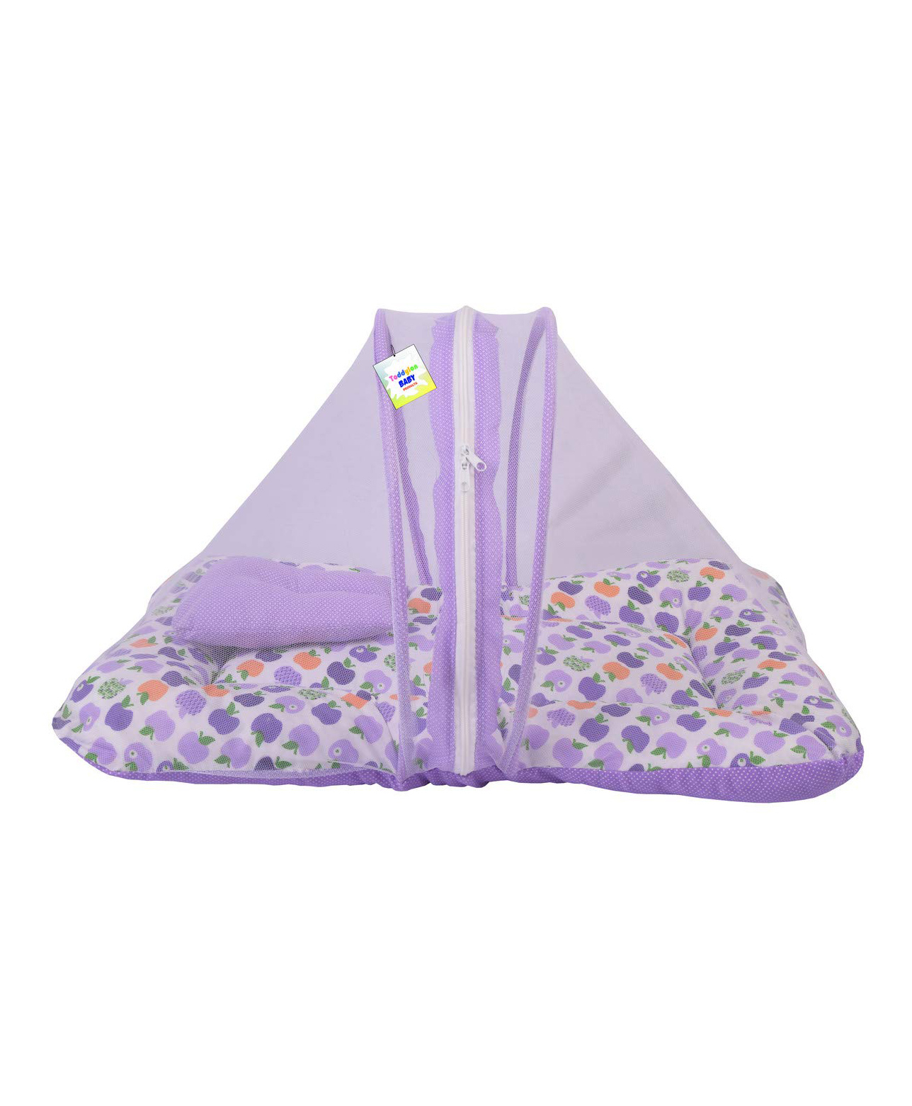 Toddylon Baby Mattress with Mosquito Net New Born Cot Bedding Set - Pink-image-20