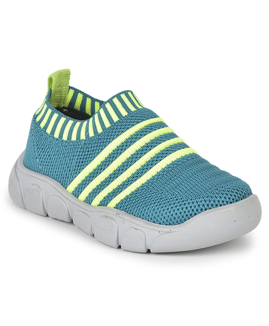 LIBERTY Striped Design Shoes - Sea Green-picture-14