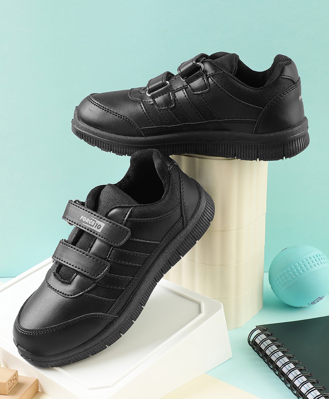 LIBERTY Velcro Closure School Shoes - Black-picture-23