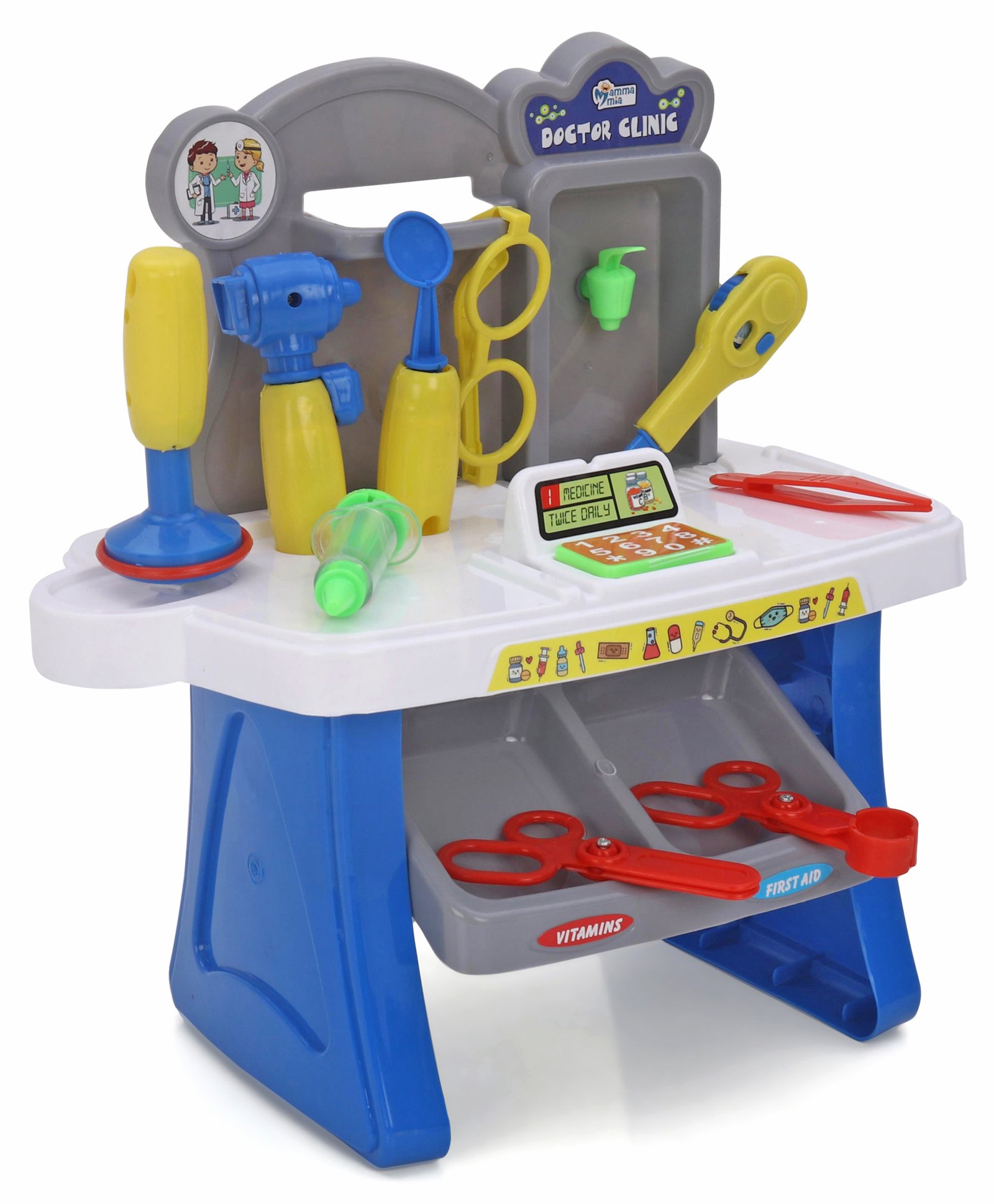 Mamma Mia Doctors Clinic 15 Pieces- Multicolor