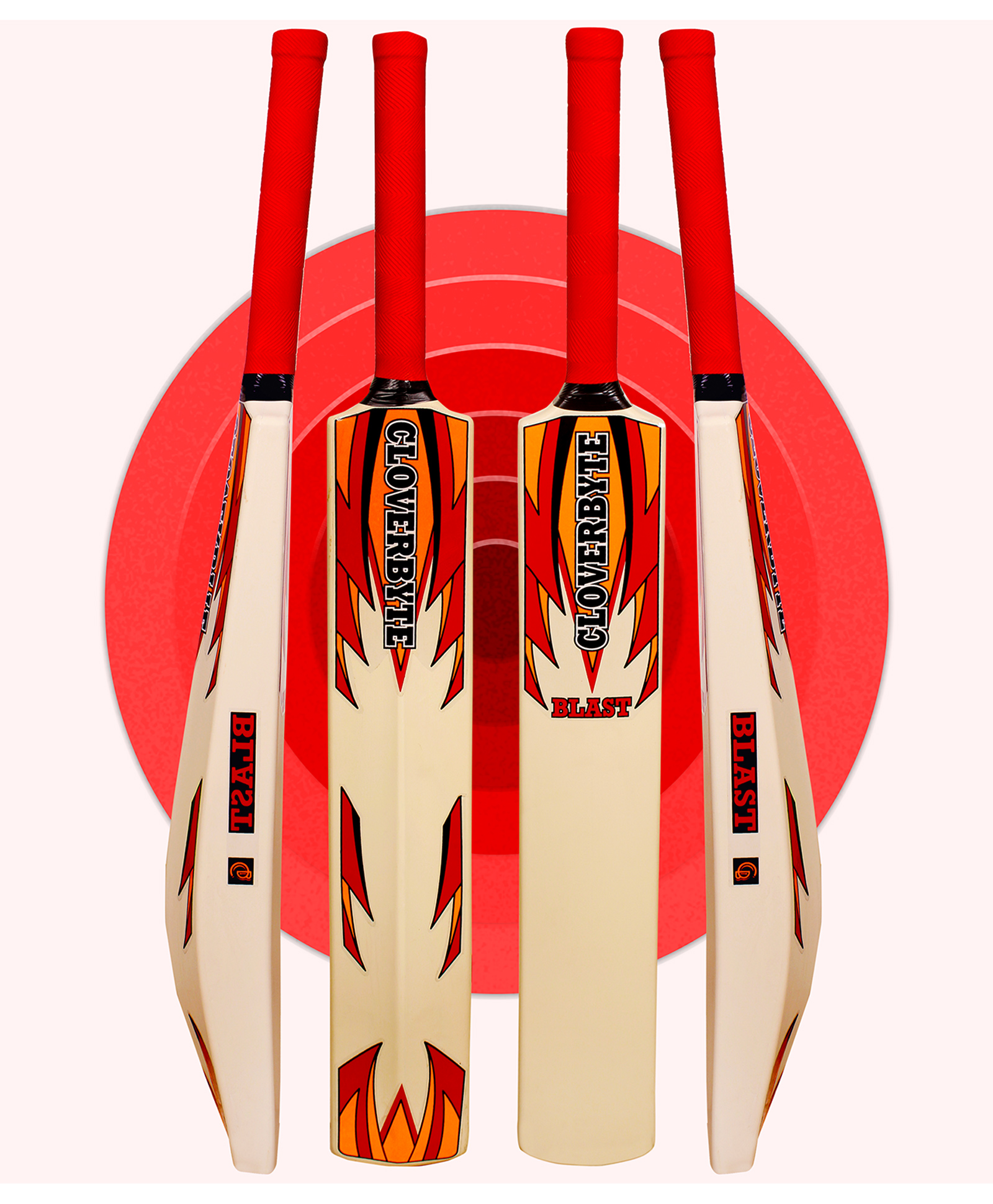 CLOVERBYTE Blast Premium Cricket Bat Full Size -White-image-3