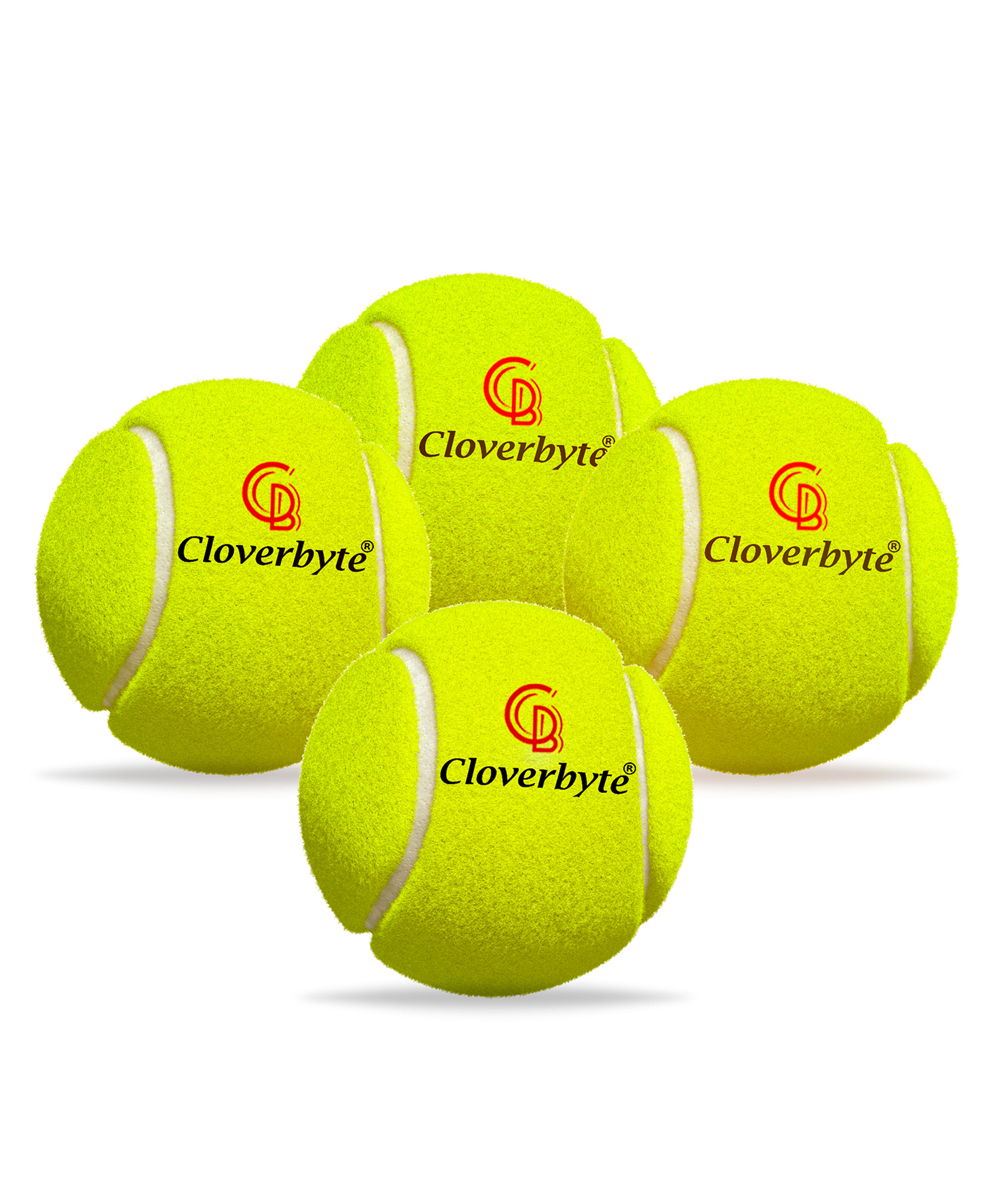 CLOVERBYTE Cricket Rubber Tennis Ball - Yellow-image-48