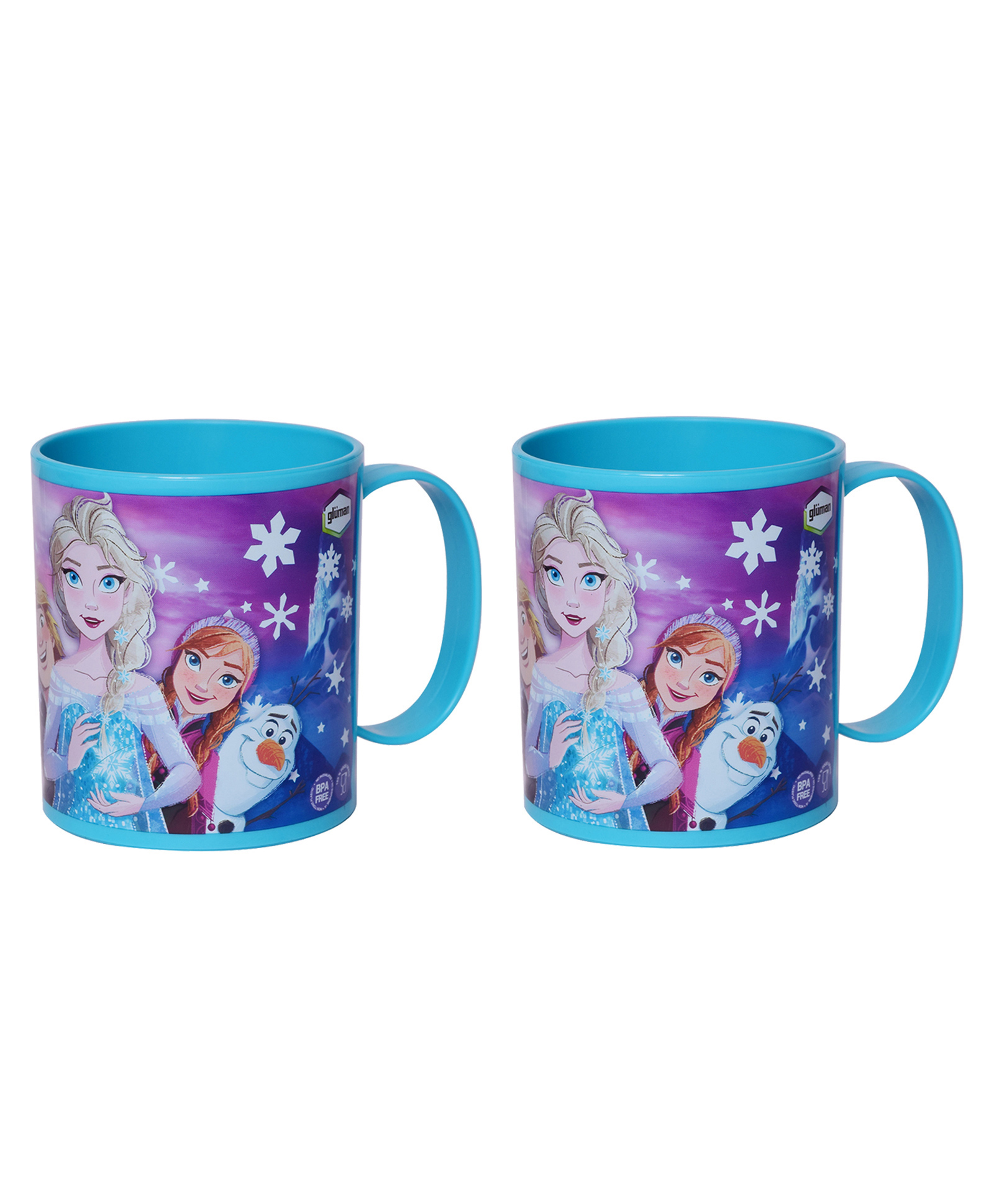 Gluman Disney Frozen Printed Plastic Jazz Mug Pack of 2 - 400 ml Each-image-37