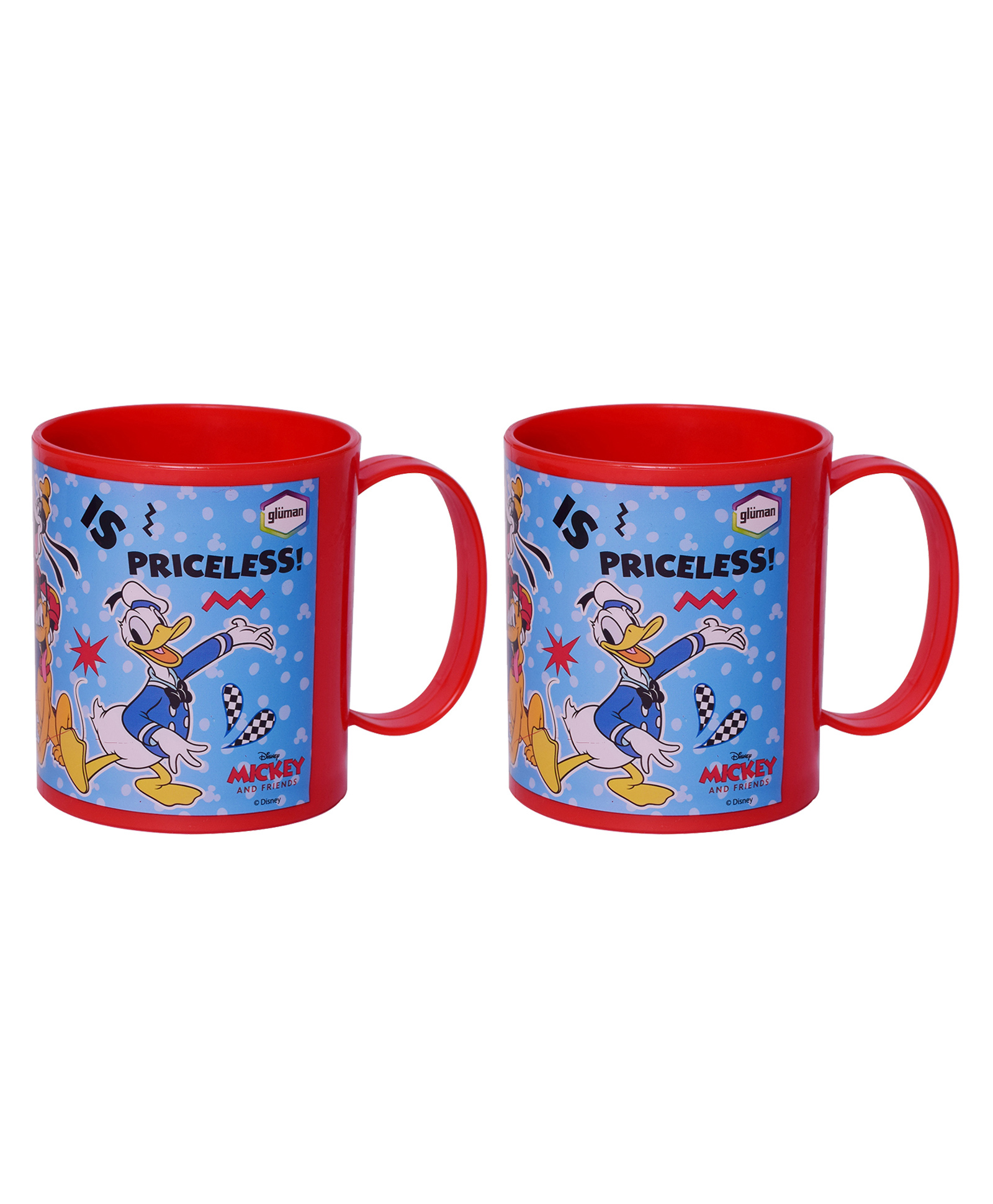 Gluman Disney Mickey Printed Mug  Pack of 2 - 400 ml Each-image-30
