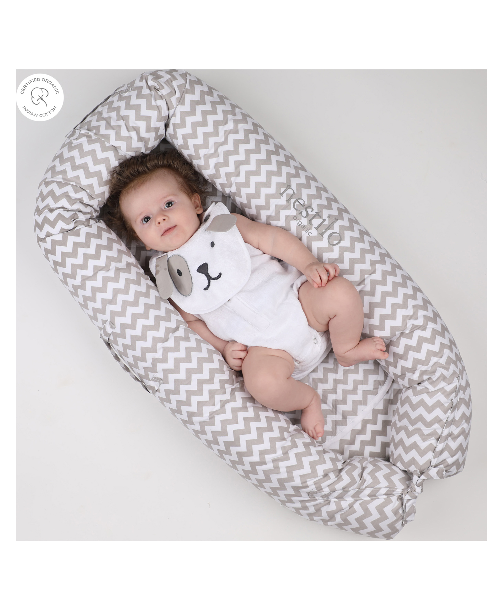 Masilo Organic Nestilo Bed Chevron- Grey-picture-12
