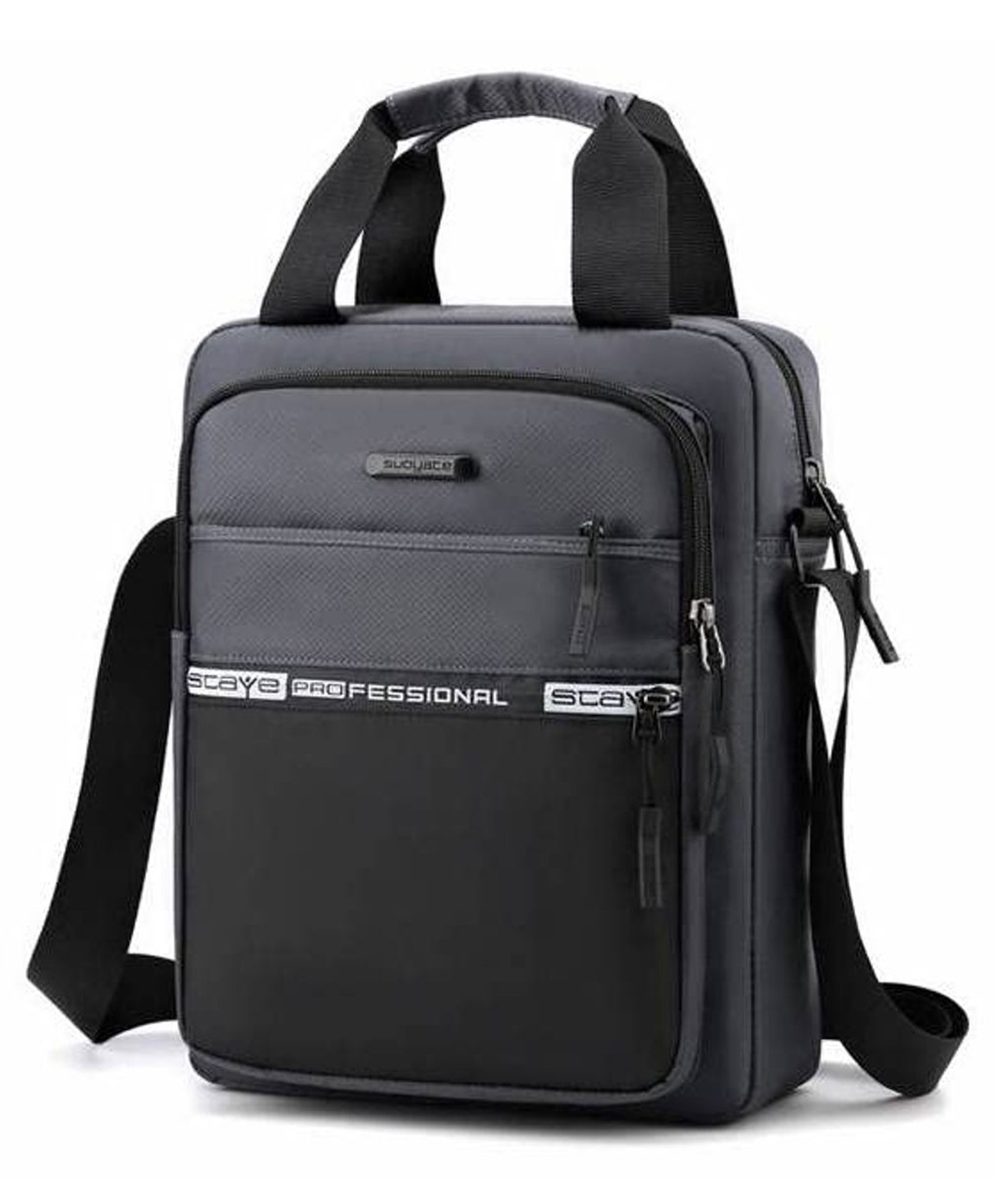 KolorFish Waterproof Sling Bag Crossbody Chest Shoulder DayBag Backpack Multipurpose for Hiking Walking Travel - Grey-image-4