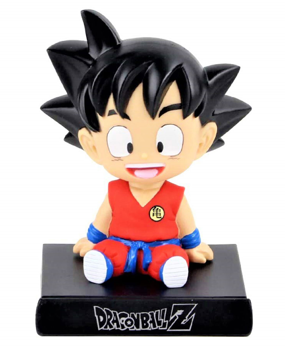 QUIRKMALL Goku Action Figure Limited Edition Bobblehead with Mobile Holder for Car Dashboard Office Desk & Study Table Red - Height 12 cm-picture-7