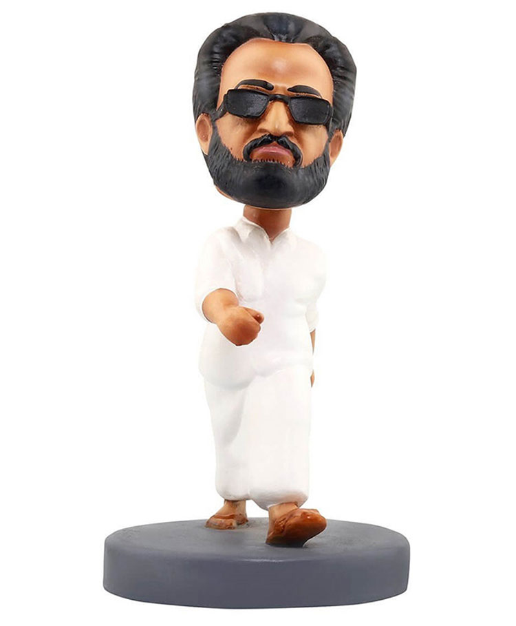 QUIRKMALL Rajnikanth Thalaiva Car Decoration Bobblehead Action Figure-image-47