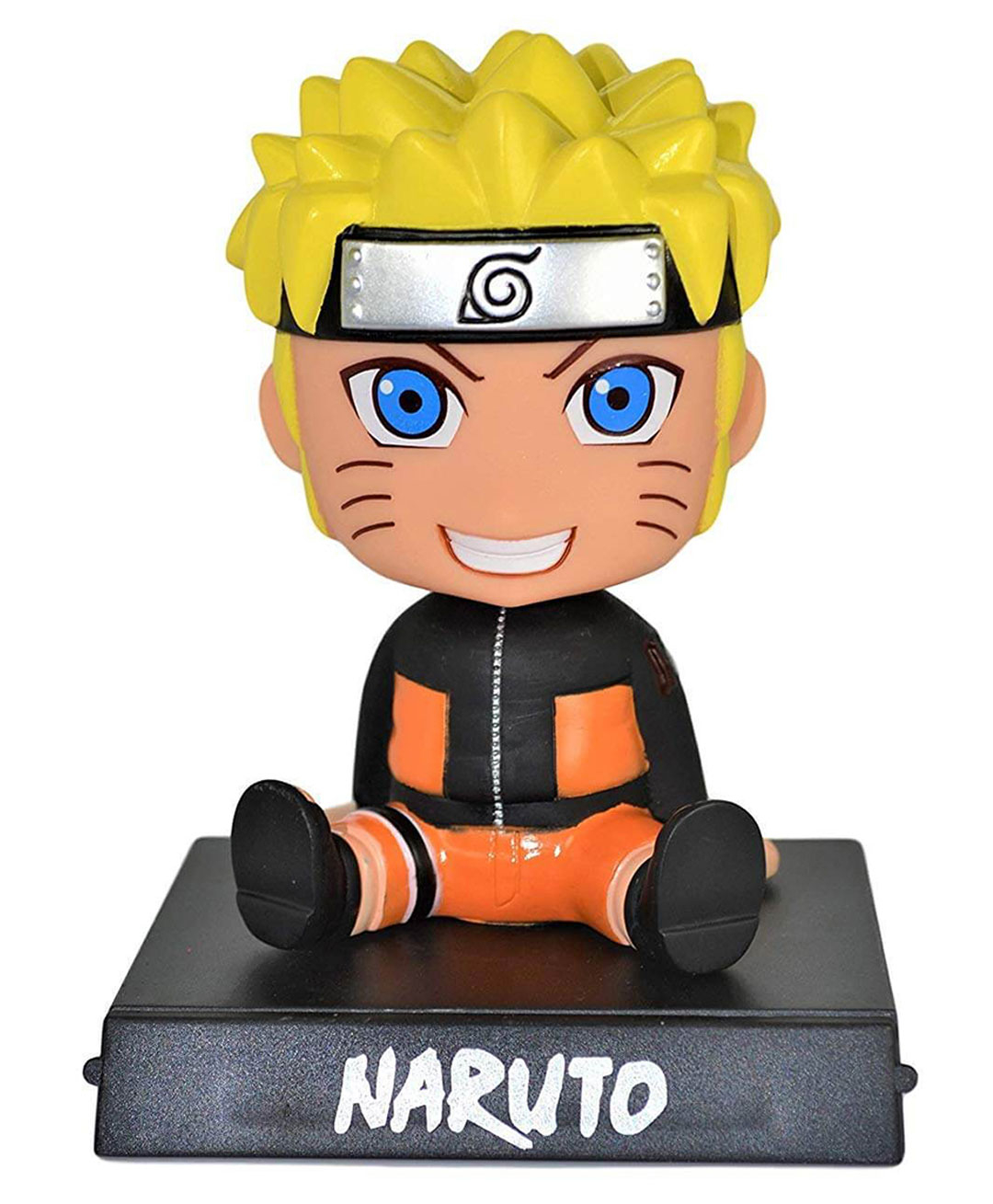 Quirkmall Naruto Action Figure Limited Edition Bobblehead with Mobile Holder for Car Dashboard Office Desk & Study Table - Multicolor-picture-2