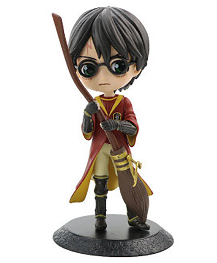 Quirkmall Harry Potter and Friends Action Figure Harry with Broom - Height 16 cm-picture-44