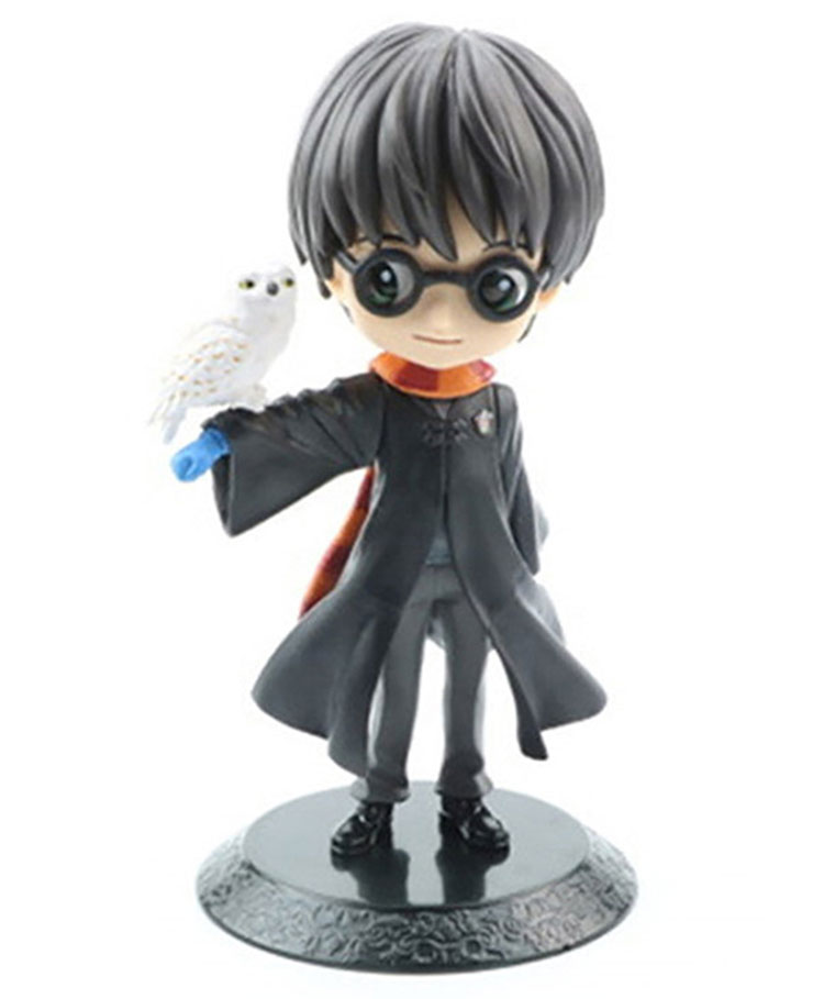 QUIRKMALL Harry Potter with Owl Action Figure Limited Edition Bobblehead with Mobile Holder for Car Dashboard Office Desk & Study Table-picture-10
