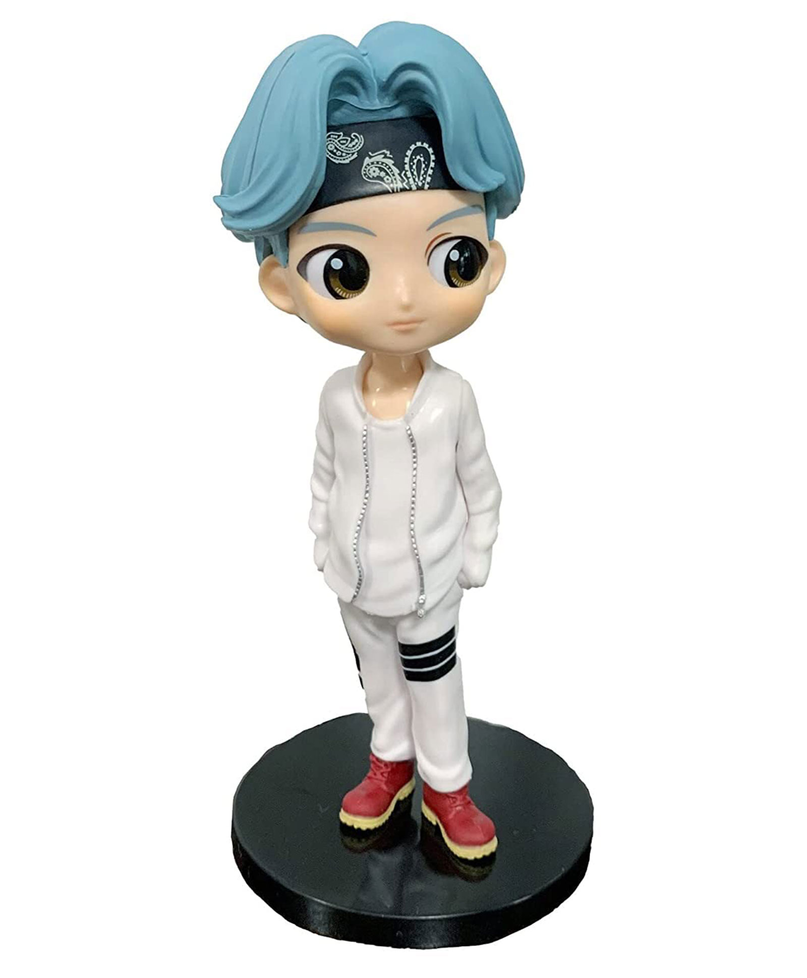 QUIRKMALL BTS Suga Action Figure for Car Dashboard Decoration Office Desk & Study Table Merchandise for BTS Army and Kpop Lovers - Multicolor-image-8