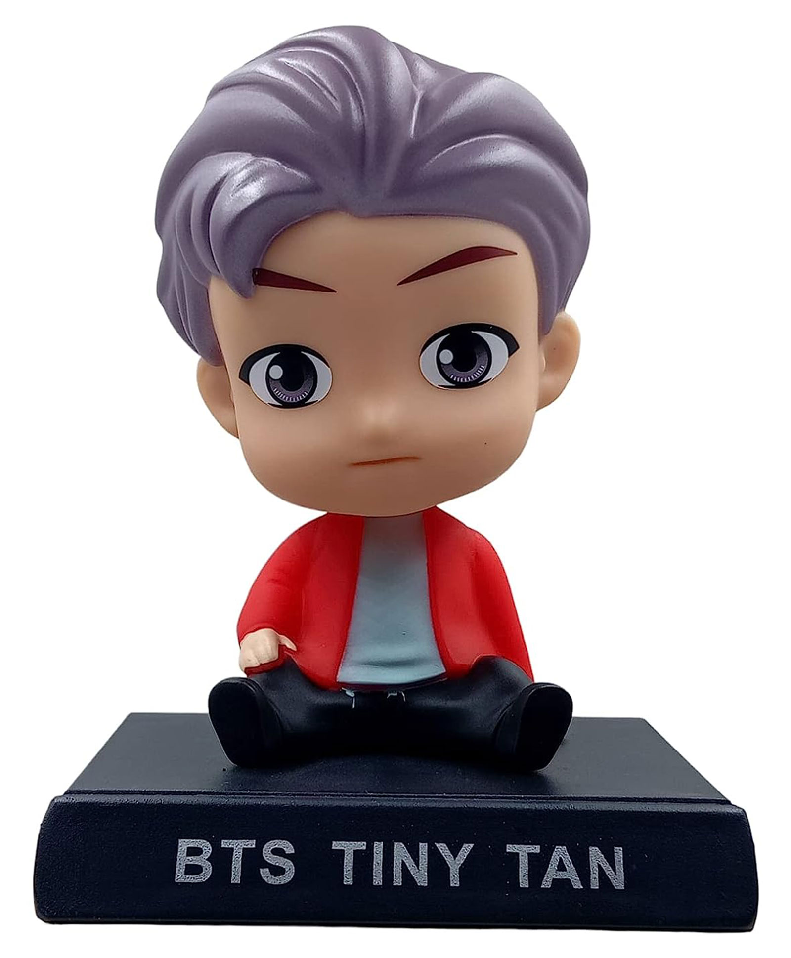 QUIRKMALL BTS Bangtan Boys RM Phone Holder Bobblehead Action Figure - Multicolor-picture-32