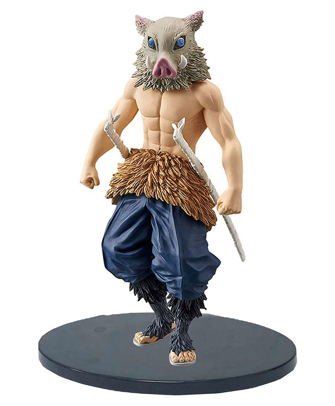 QUIRKMALL Inosuke Demon Slayer Action Figure Limited Edition for Car Dashboard Decoration Cake Office Desk & Study Table - Height 16 cm-image-19