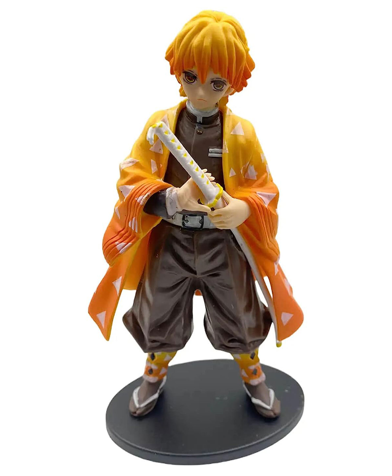 QUIRKMALL Zenitsu Demon Slayer Action Figure Limited Edition for Car Dashboard Decoration Cake Office Desk & Study Table - Multicolor-picture-29