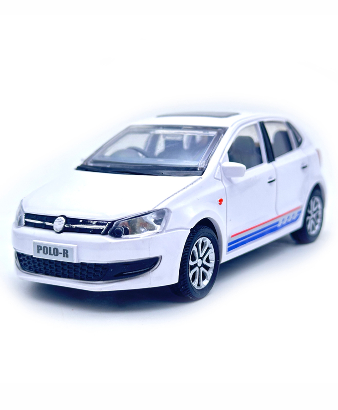 Centy Pullback Polo Car - White-picture-14